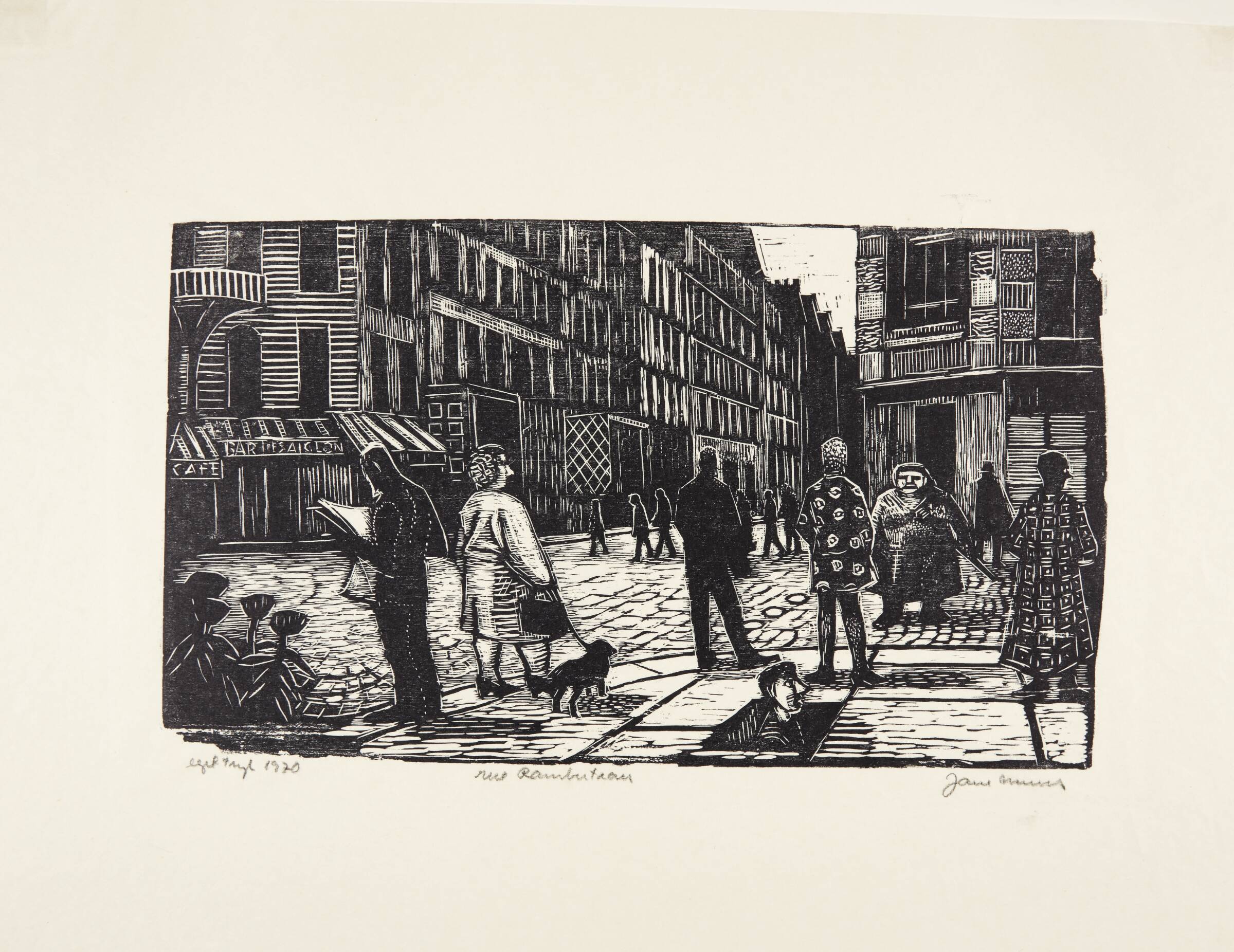 Studie fra en romersk retssal, Jane Muus, 1964