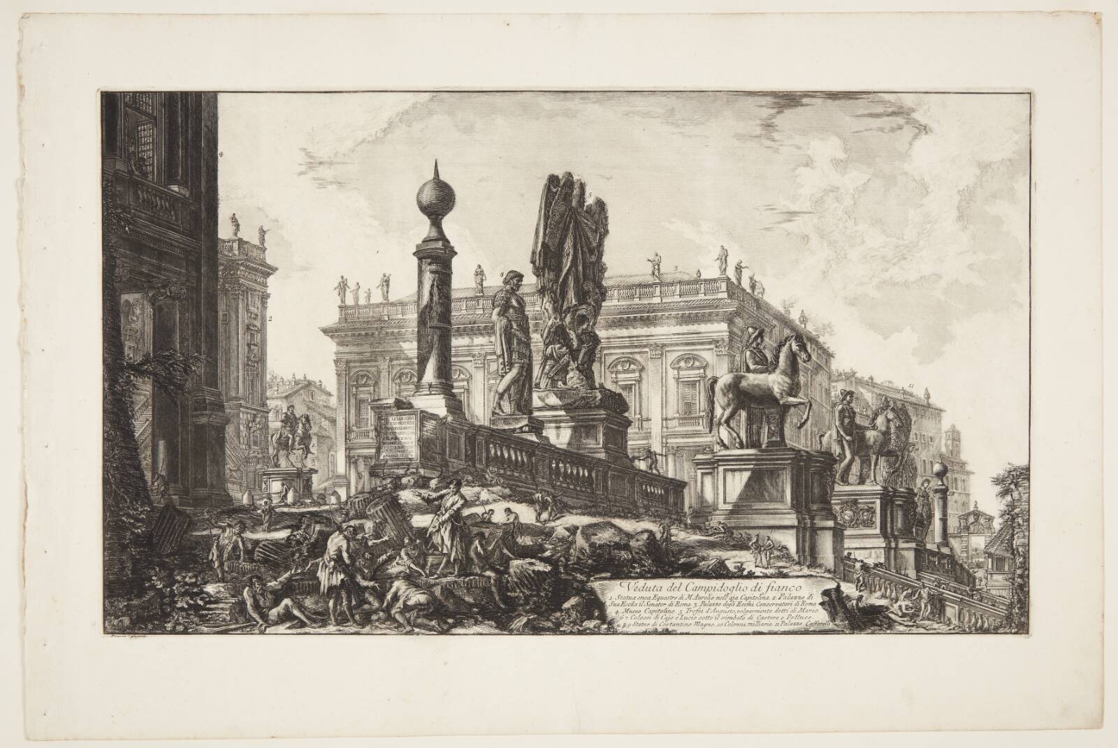 Capitol, Giovanni Battista Piranesi, 1757