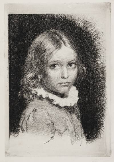 Portræt af Clara Emilie Rose Bloch