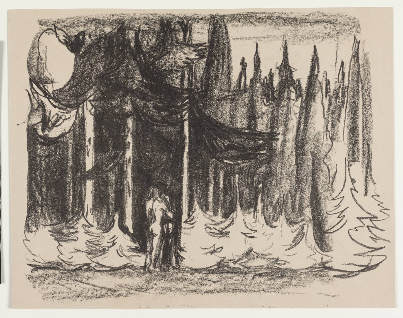 Mod skoven, Edvard Munch, 1908-1909