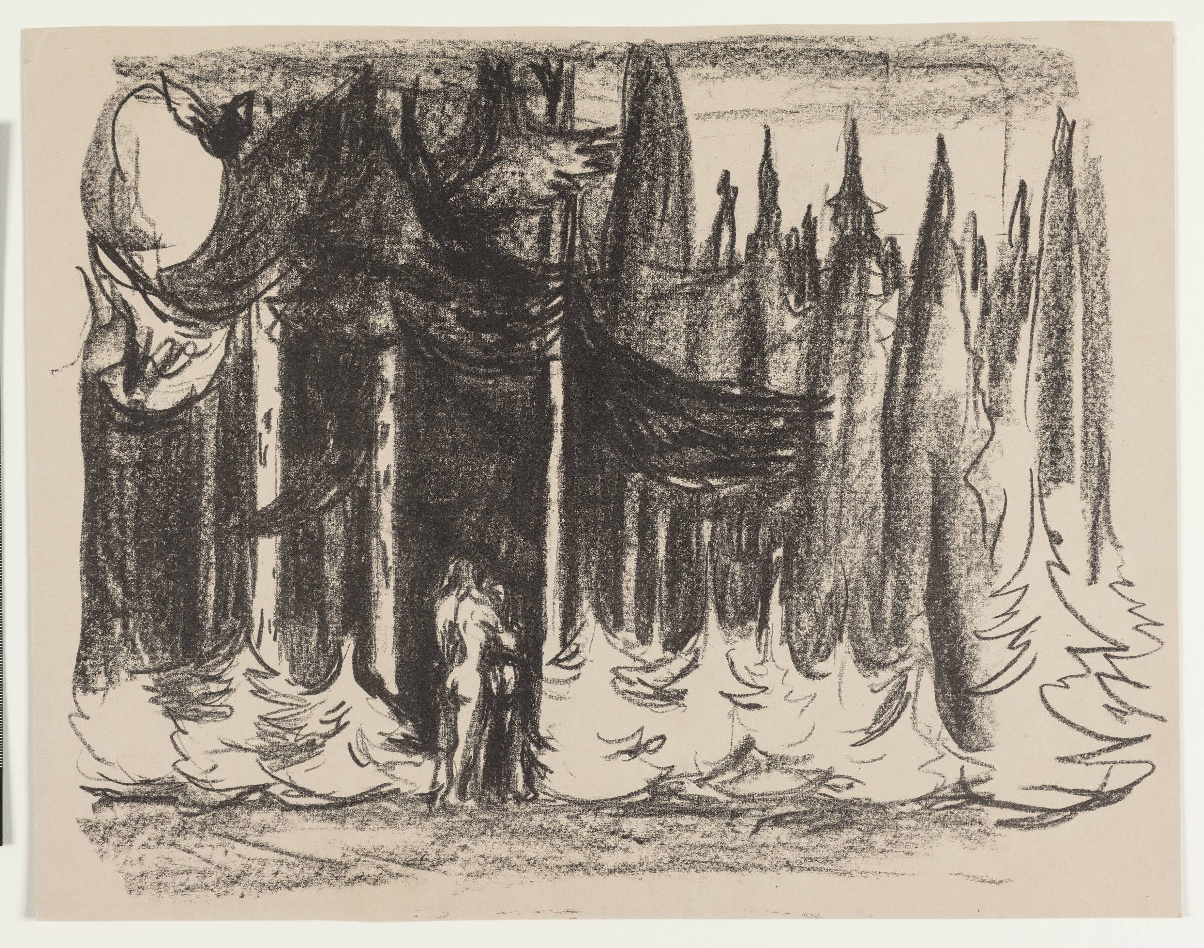 Mod skoven, Edvard Munch, 1908-1909