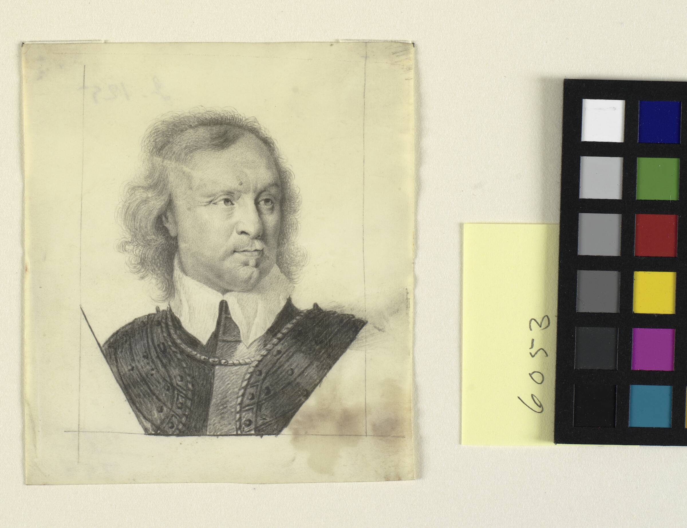Portræt af Oliver Cromwell, David Loggan, 1650-1659