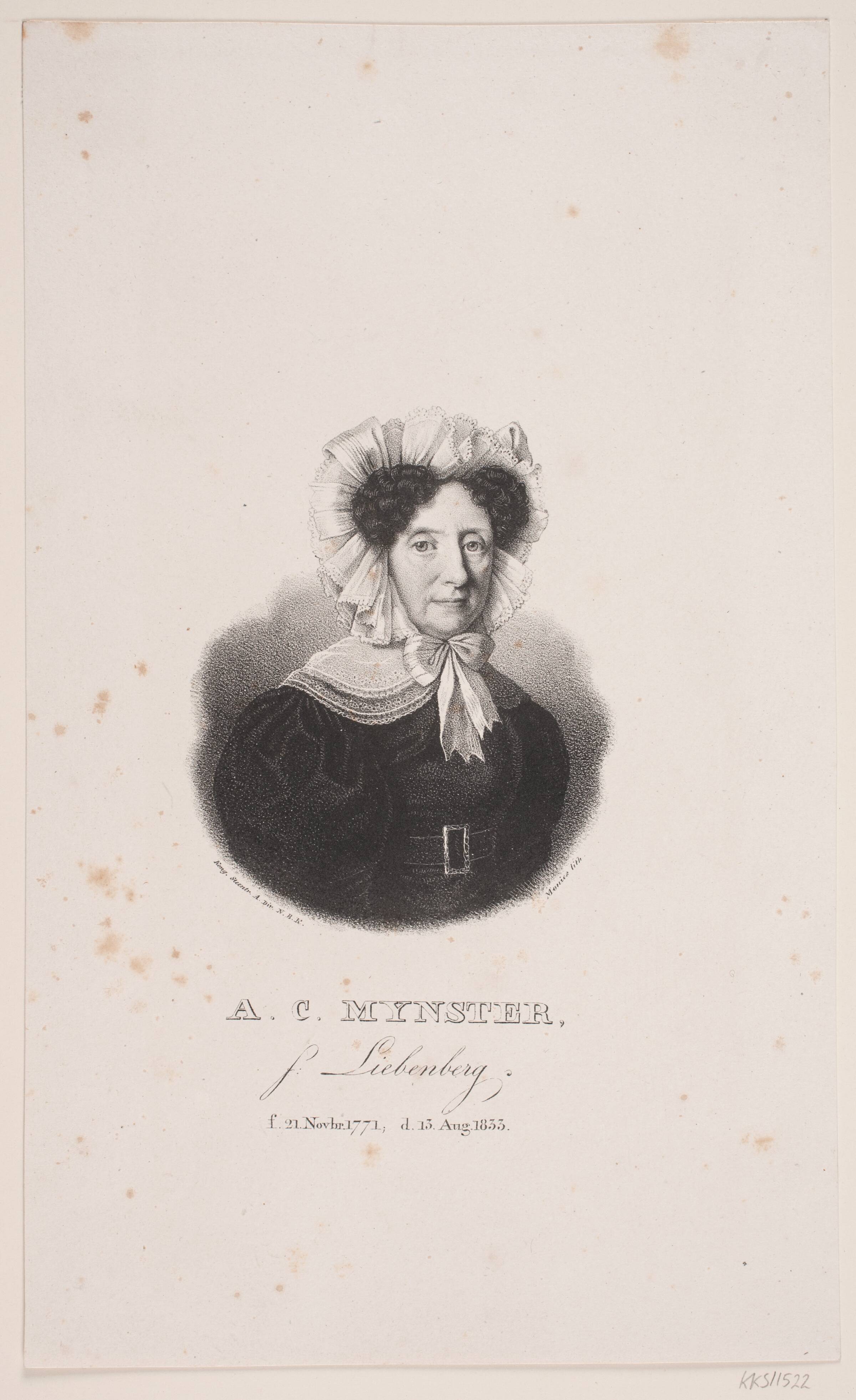 A. C. Mynster, David Monies, 1833