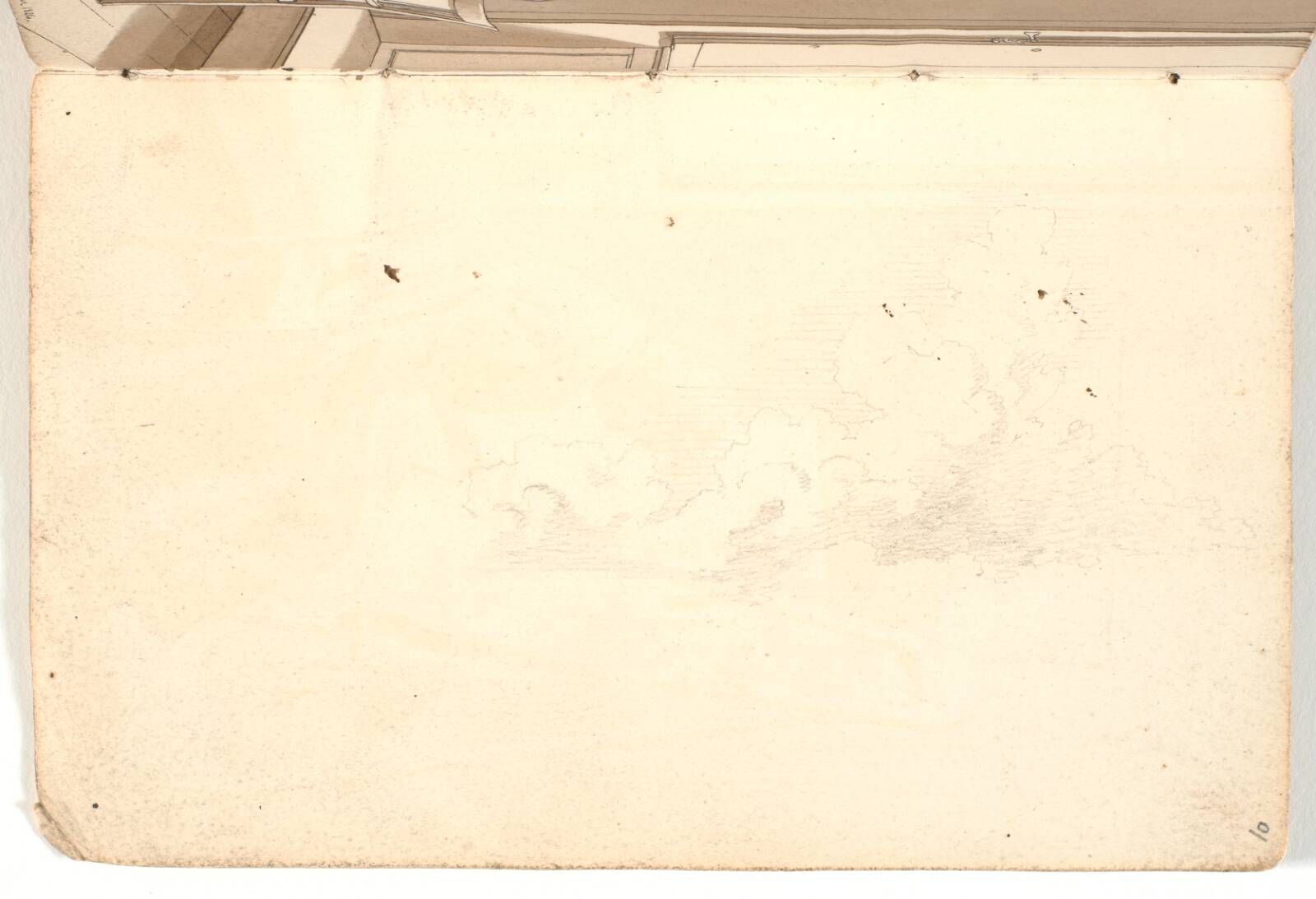 Skystudie, Martinus Rørbye, 1825-1826