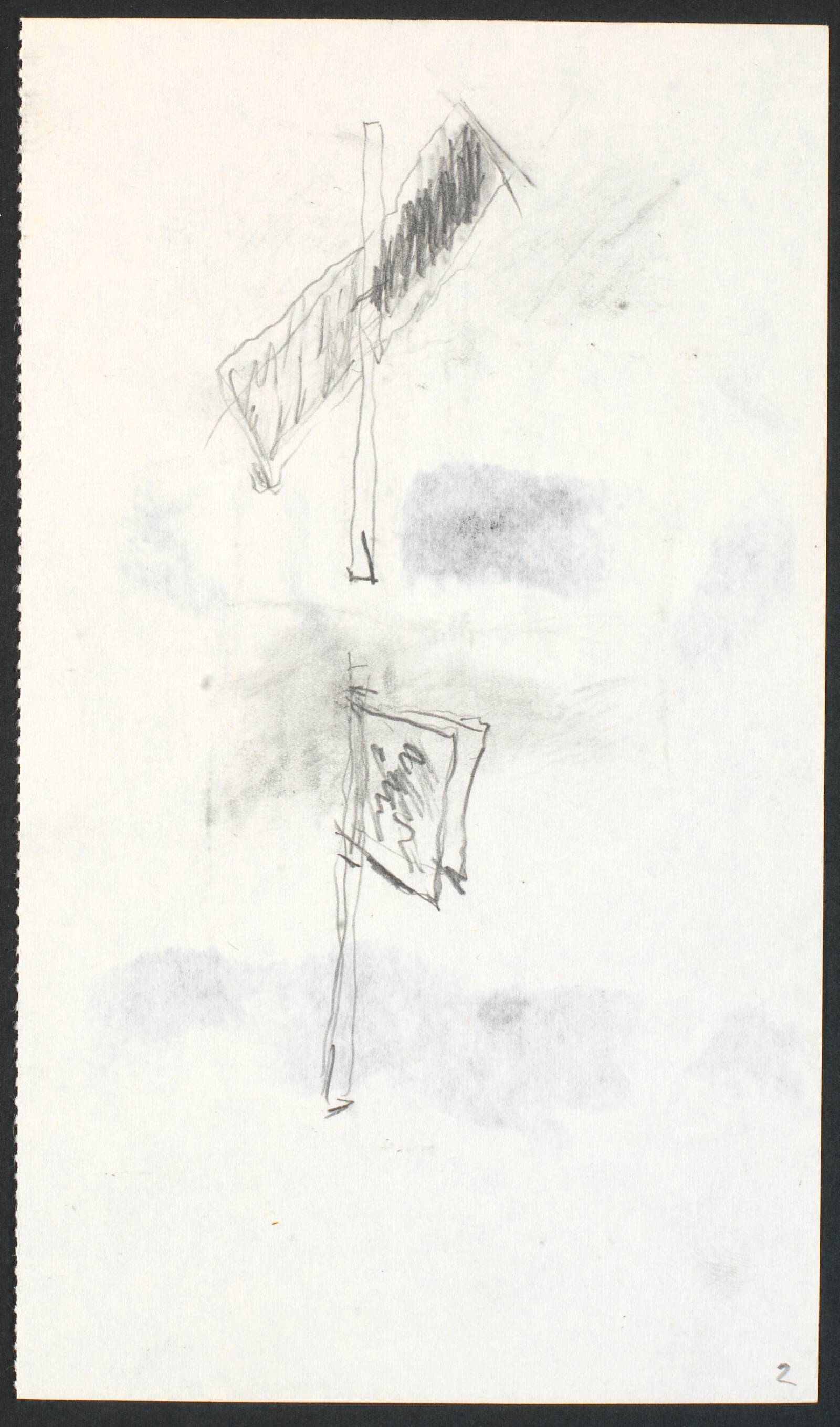Tegning, Lone Høyer Hansen, 1981