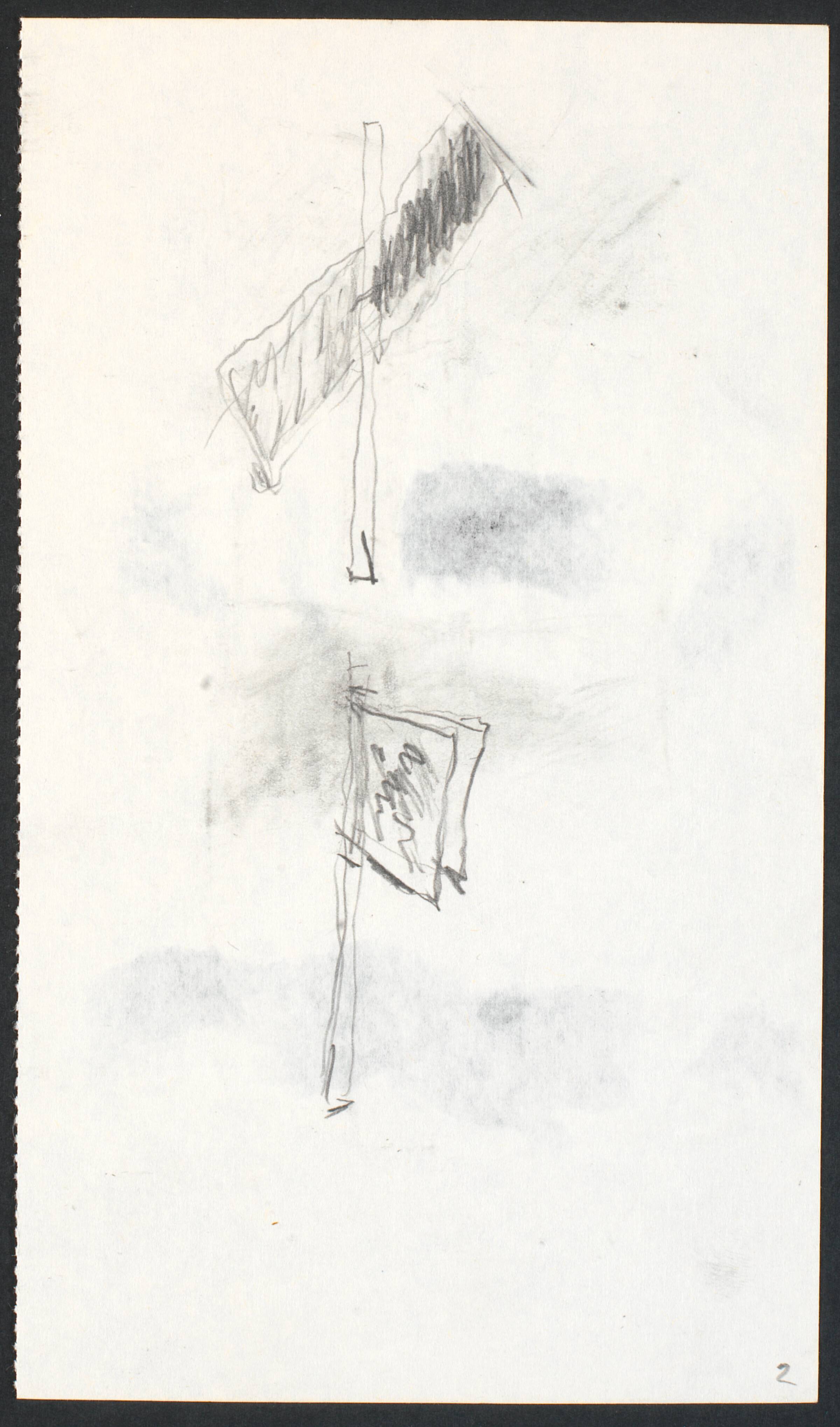 Tegning, Lone Høyer Hansen, 1981