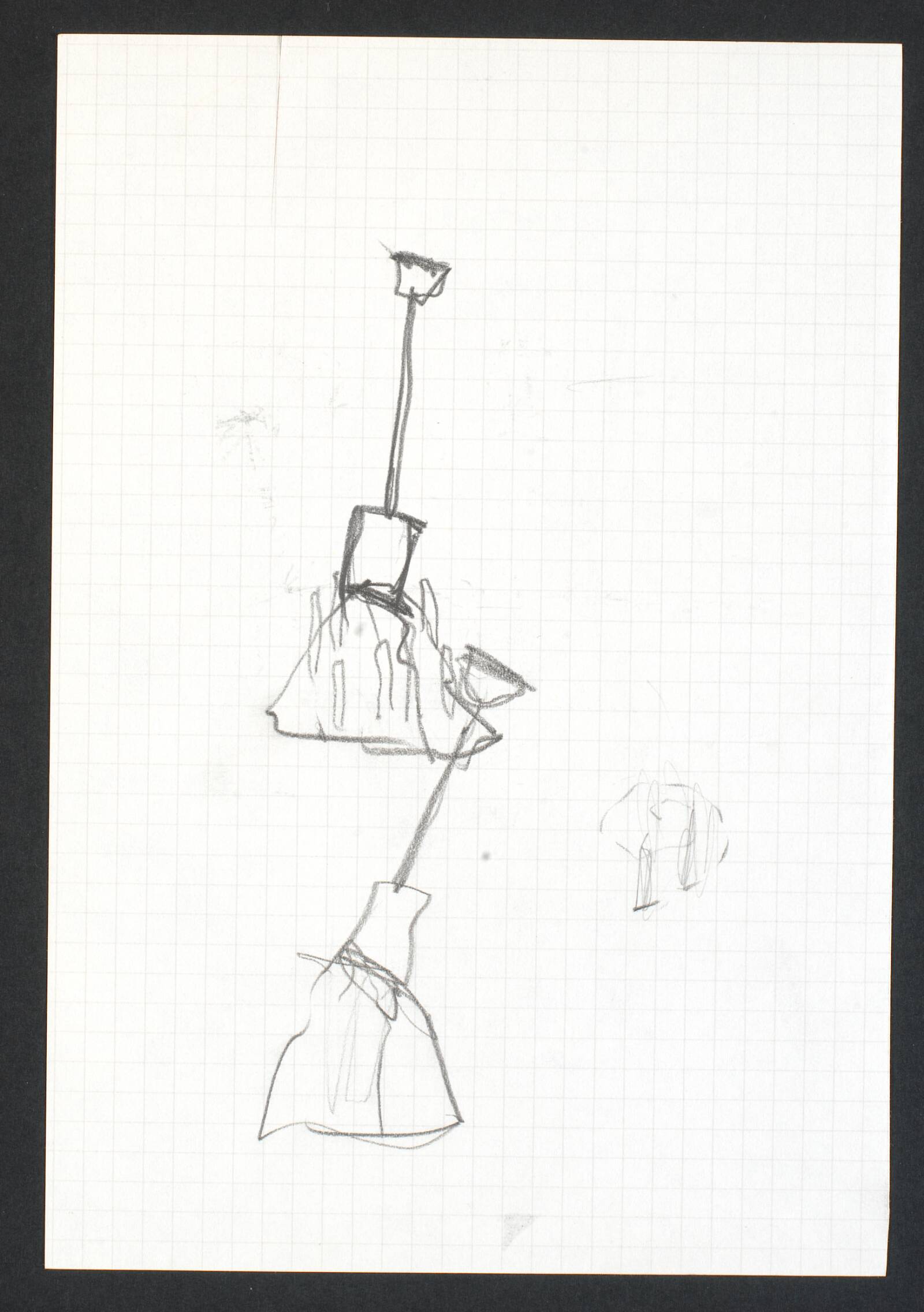Tegning, Lone Høyer Hansen, 1983