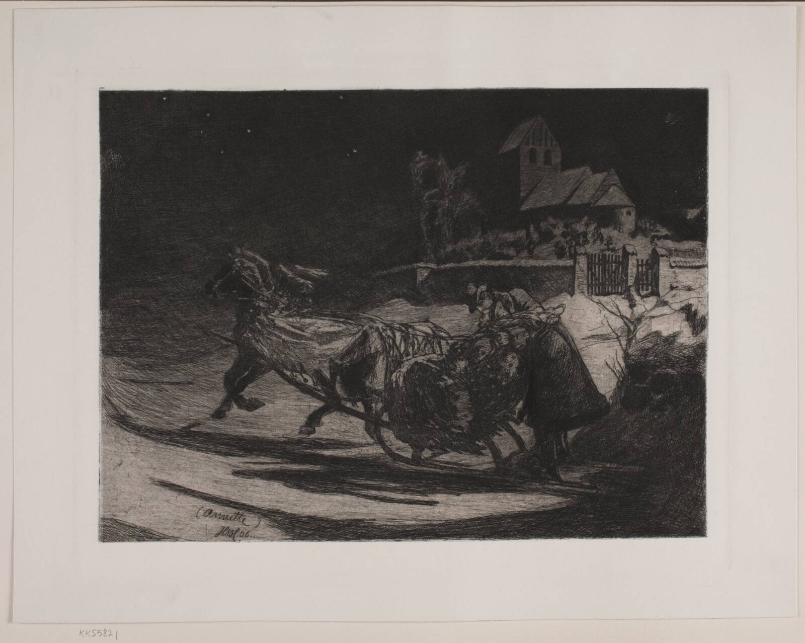 Kanefarten, Hans Nikolaj Hansen, 1906