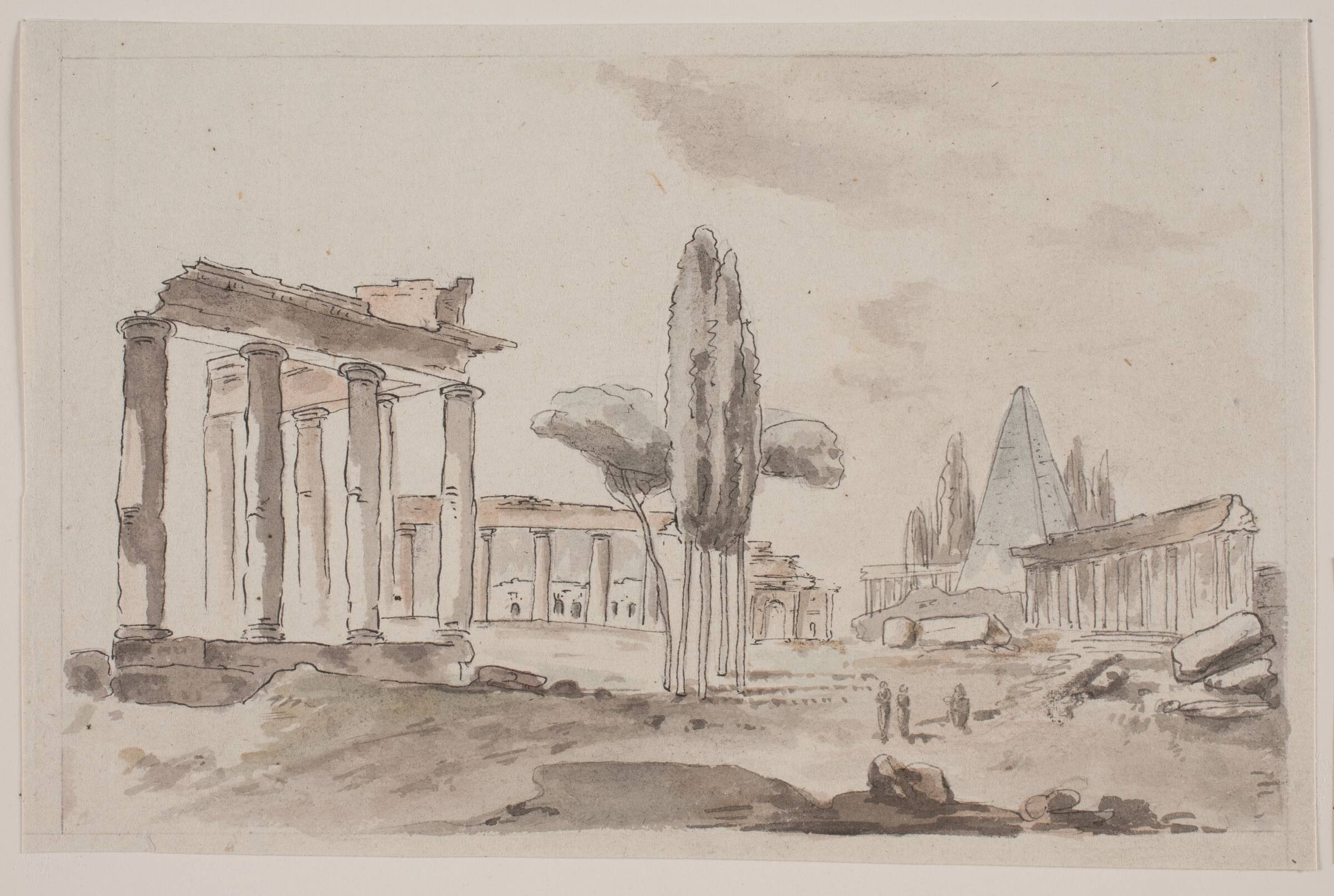 "Romersk" prospekt, Jens Petersen Lund, 1730-1793