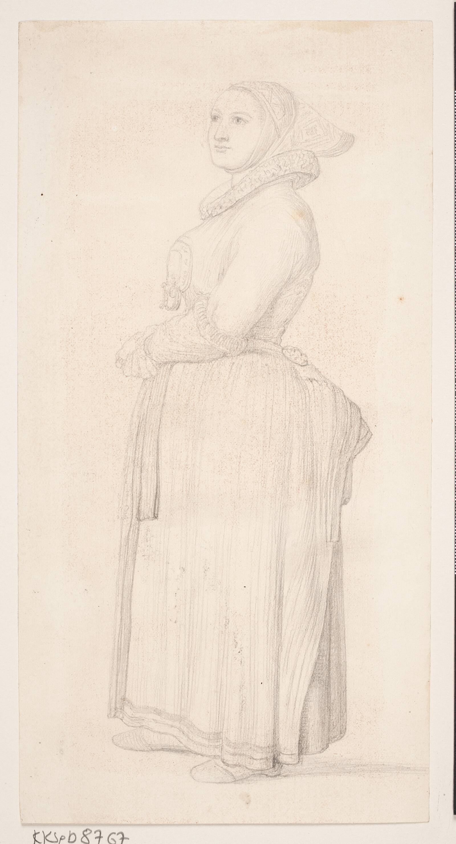 Amagerpige, Elisabeth Jerichau Baumann, 1853