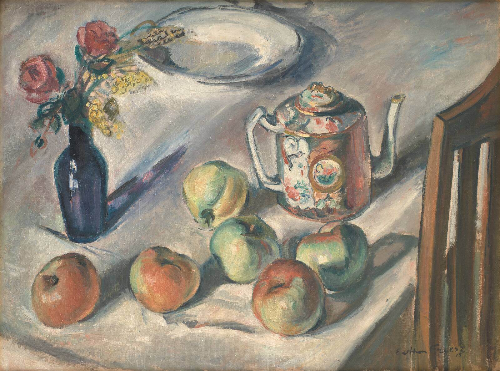 Still Life with Apples, by Emile Othon Friesz, 1915