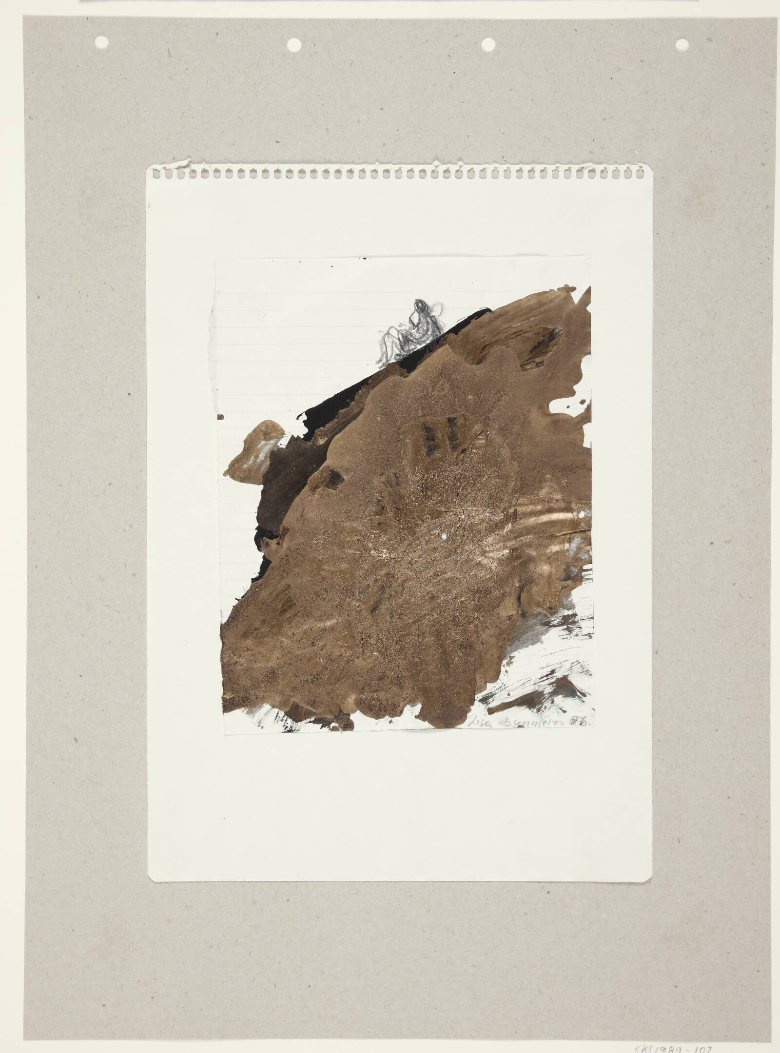 Tegning, Lisa Rosenmeier, 1986