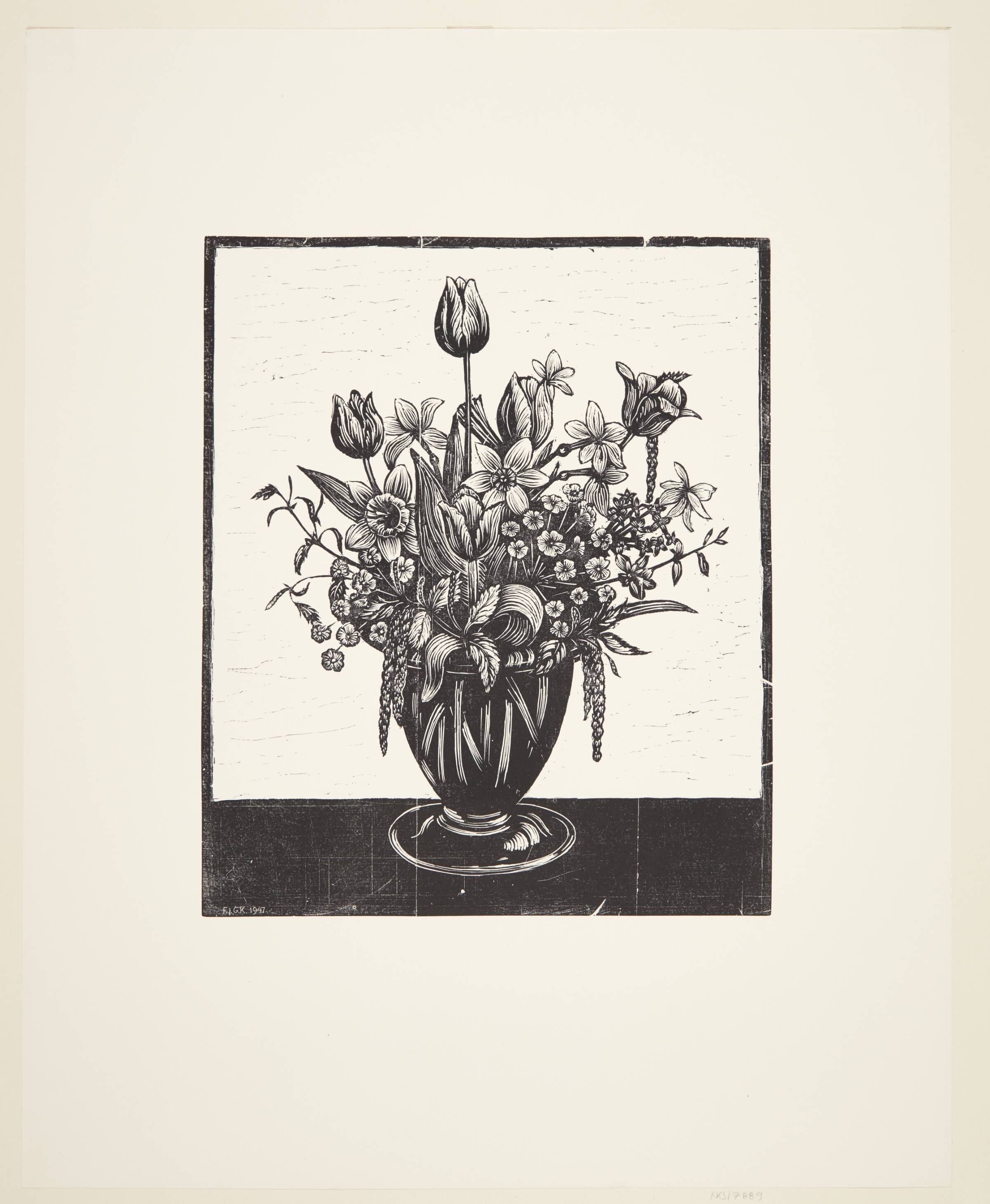"Blomsterbukett", Siri Magnus-Lagercrantz, 1930-1947