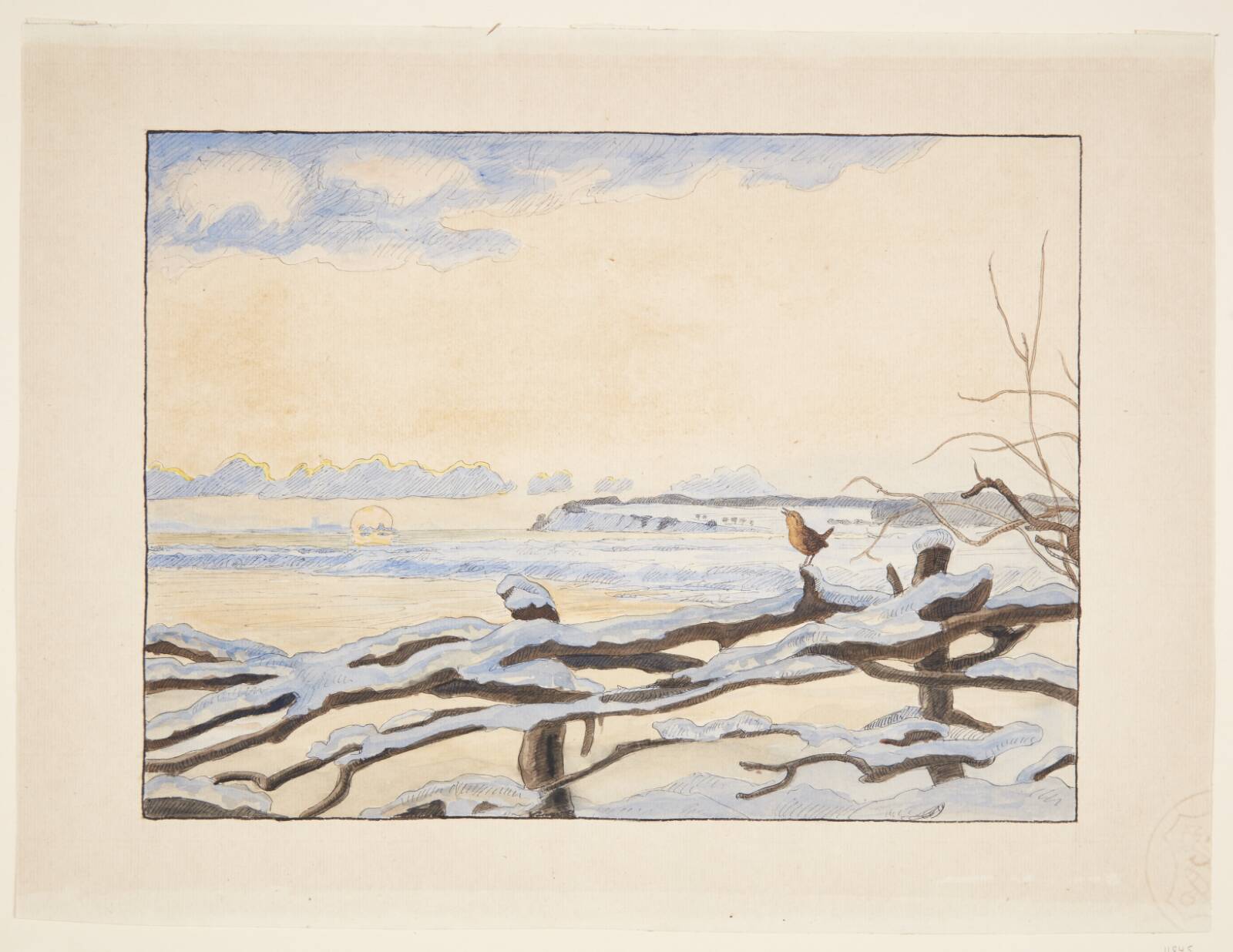 Decembermorgen, Johannes Larsen, 1908