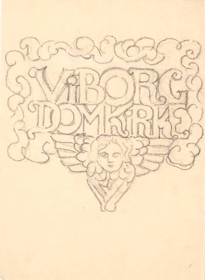 Dekorativt udkast. Viborg domkirke