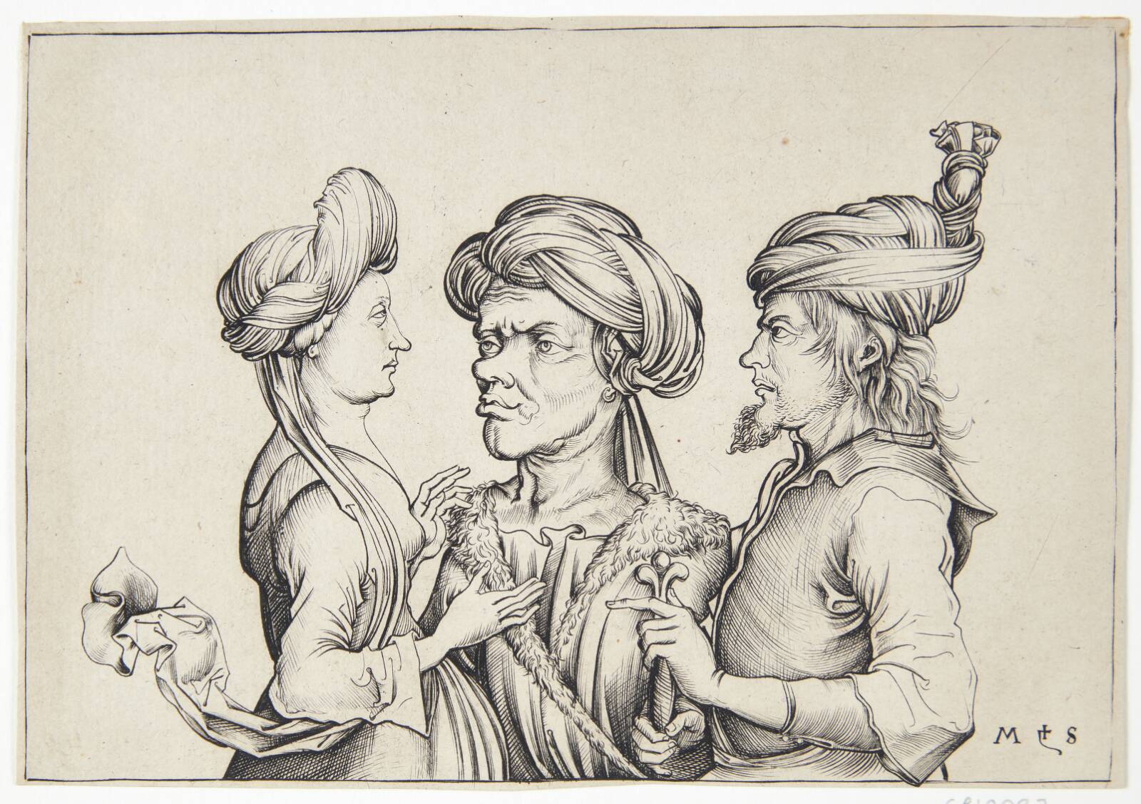 Tre orientalere, Ubekendt, 1480-1500
