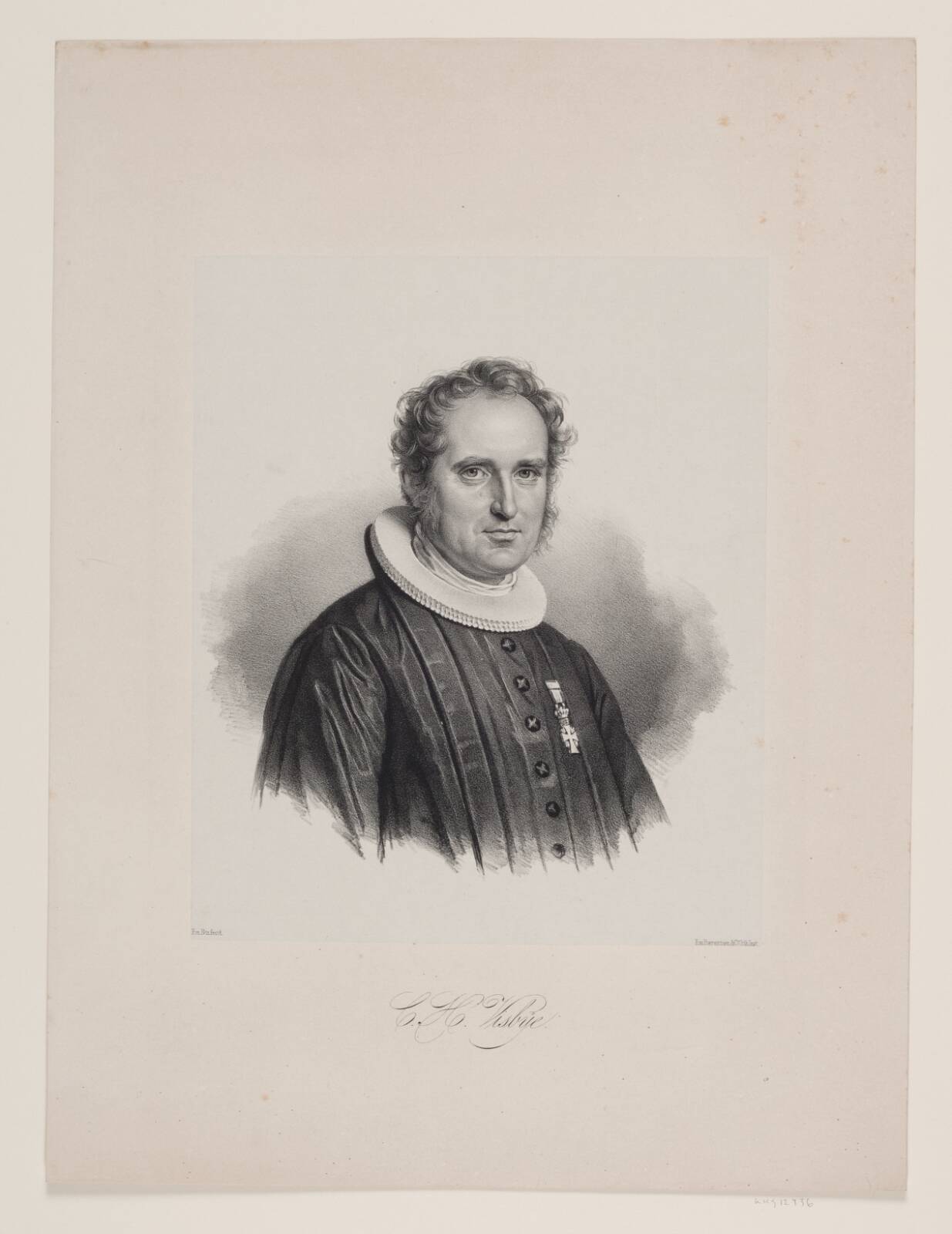 Carl Holger Visby, by Emil Ditlev Bærentzen, 1844