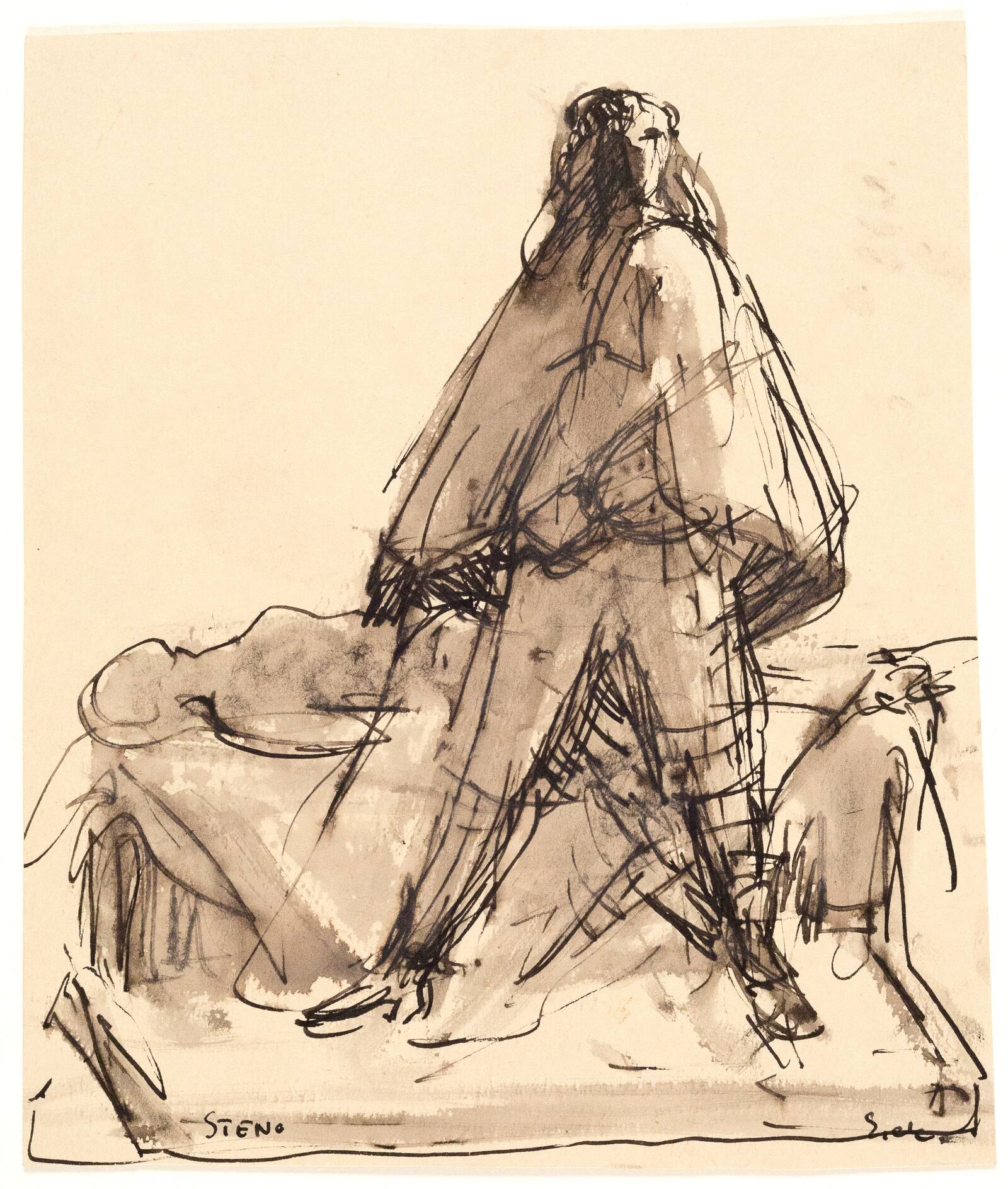 Steno. Foran plint, Gottfred Eickhoff, 1957