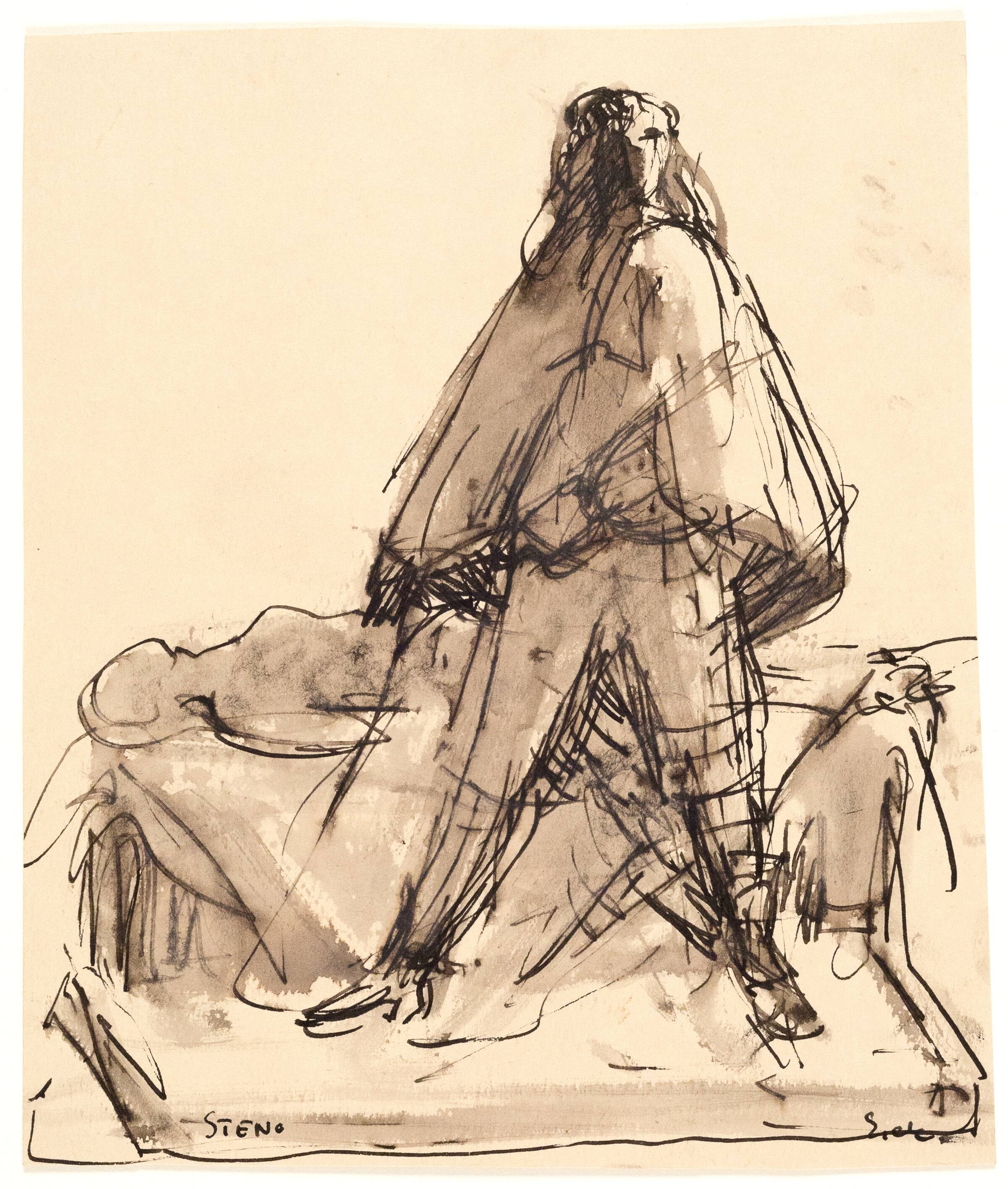 Steno. Foran plint, Gottfred Eickhoff, 1957