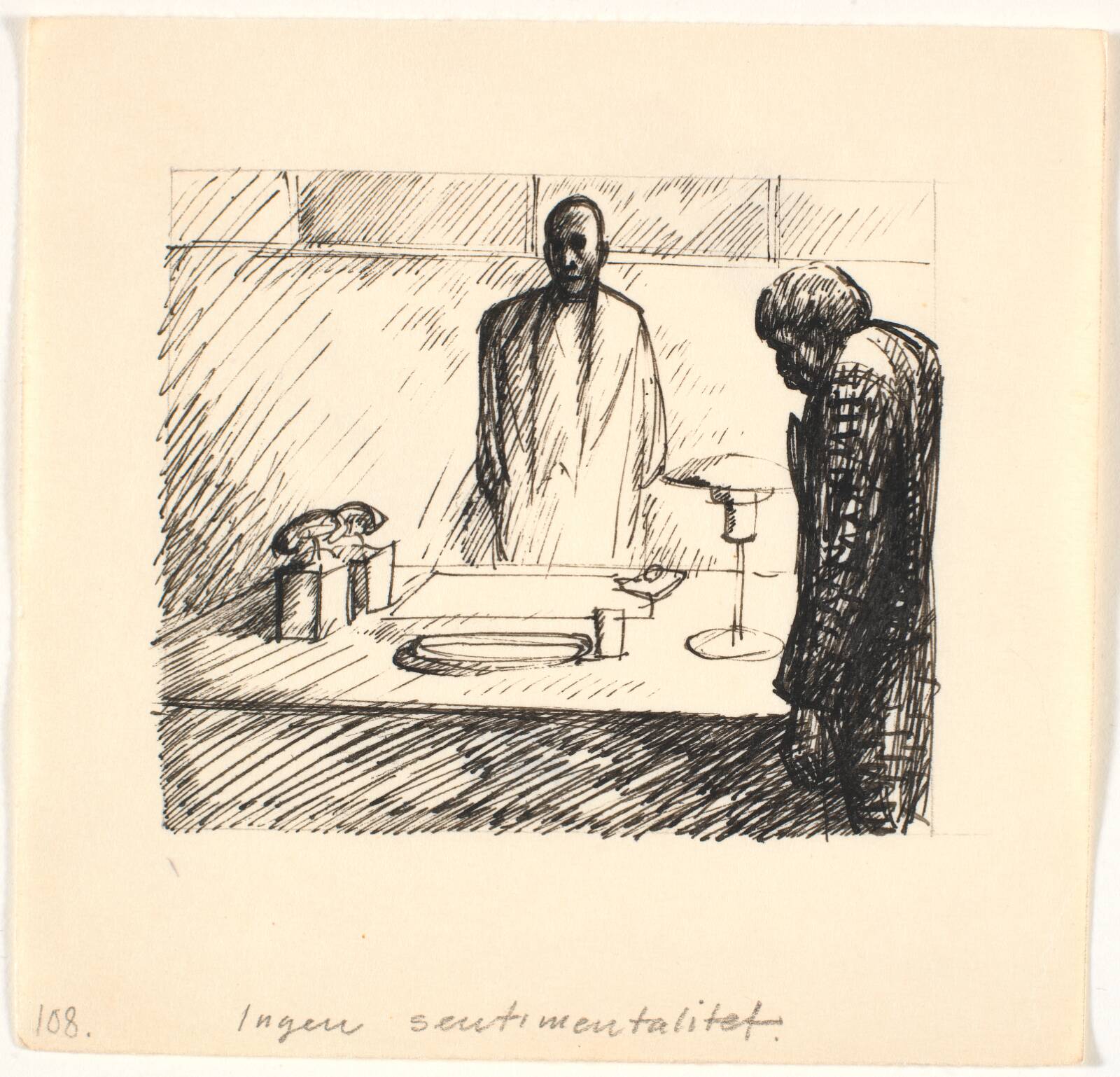 Ingen sentimentalitet, Palle Nielsen, 1949