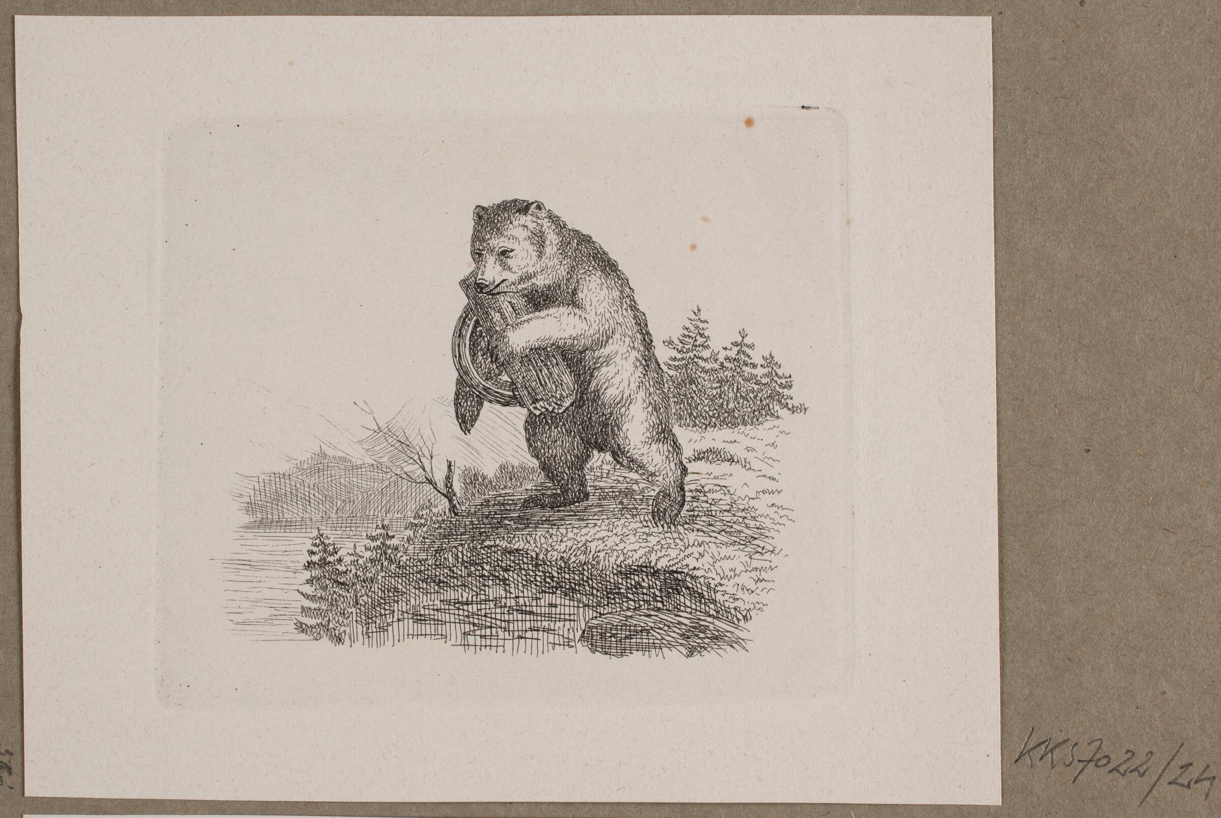 Illustration til O. Specter, "Fabler for Børn", Vilhelm Kyhn, 1838