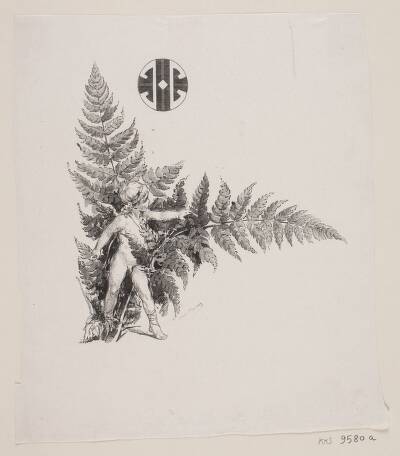 Illustration til Henrik Hertz: "Spadsereturen"