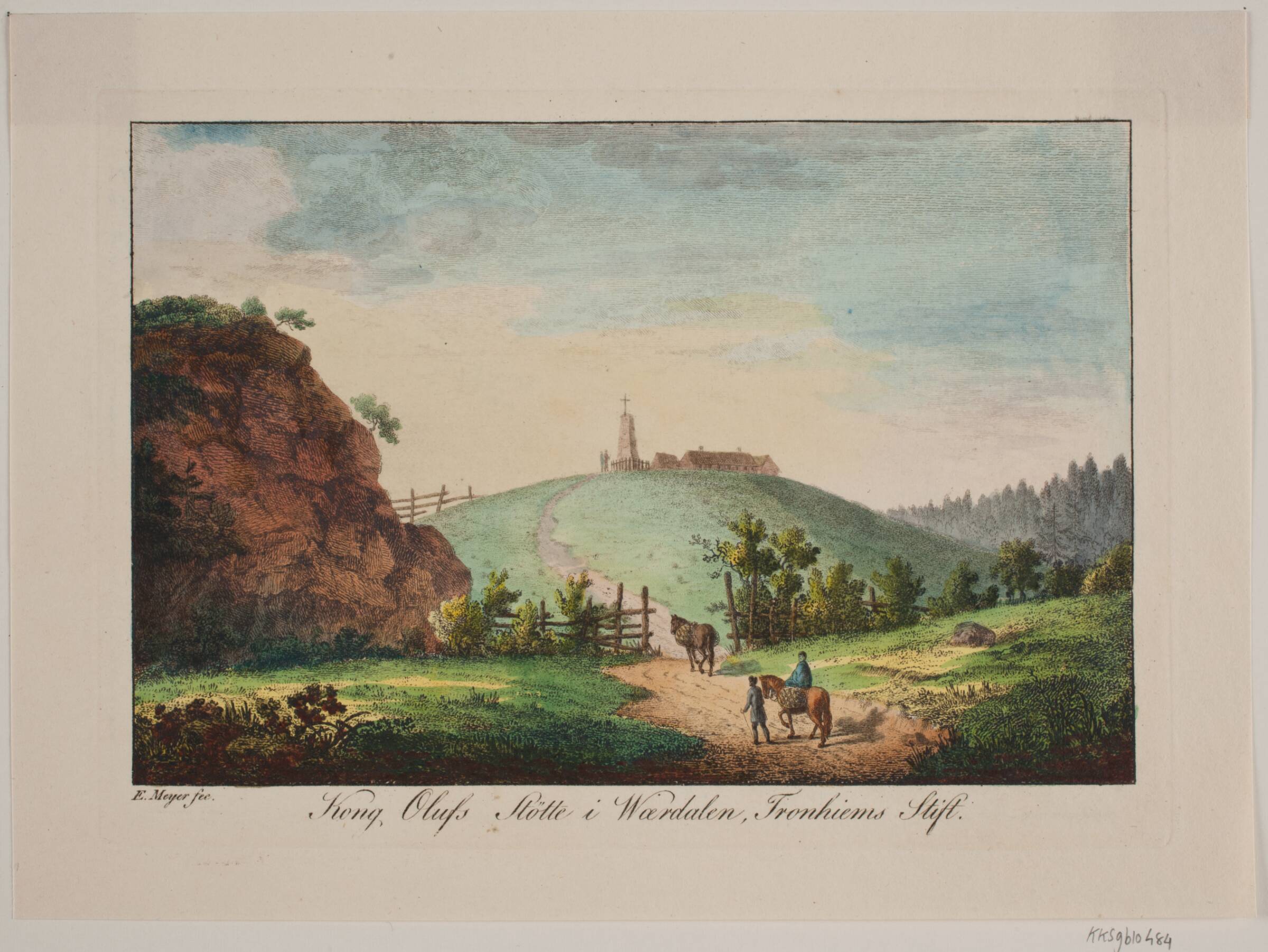 Kong Olufs Støtte i Wærdalen, Elias Meyer, 1763-1809