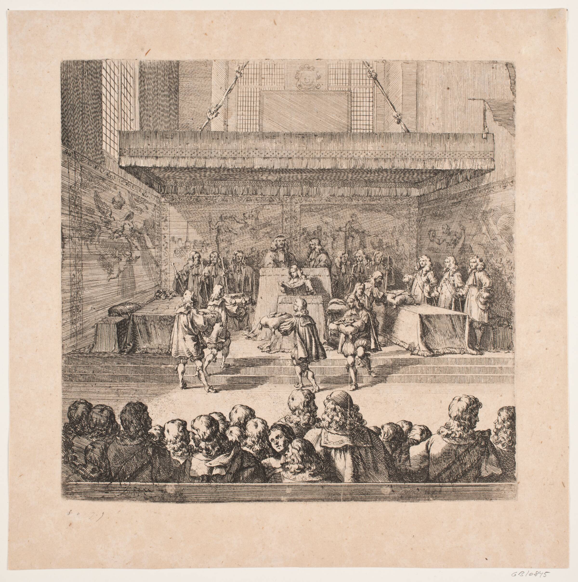 Kiels Universitets indvielse, Jürgen Ovens, 1664-1668