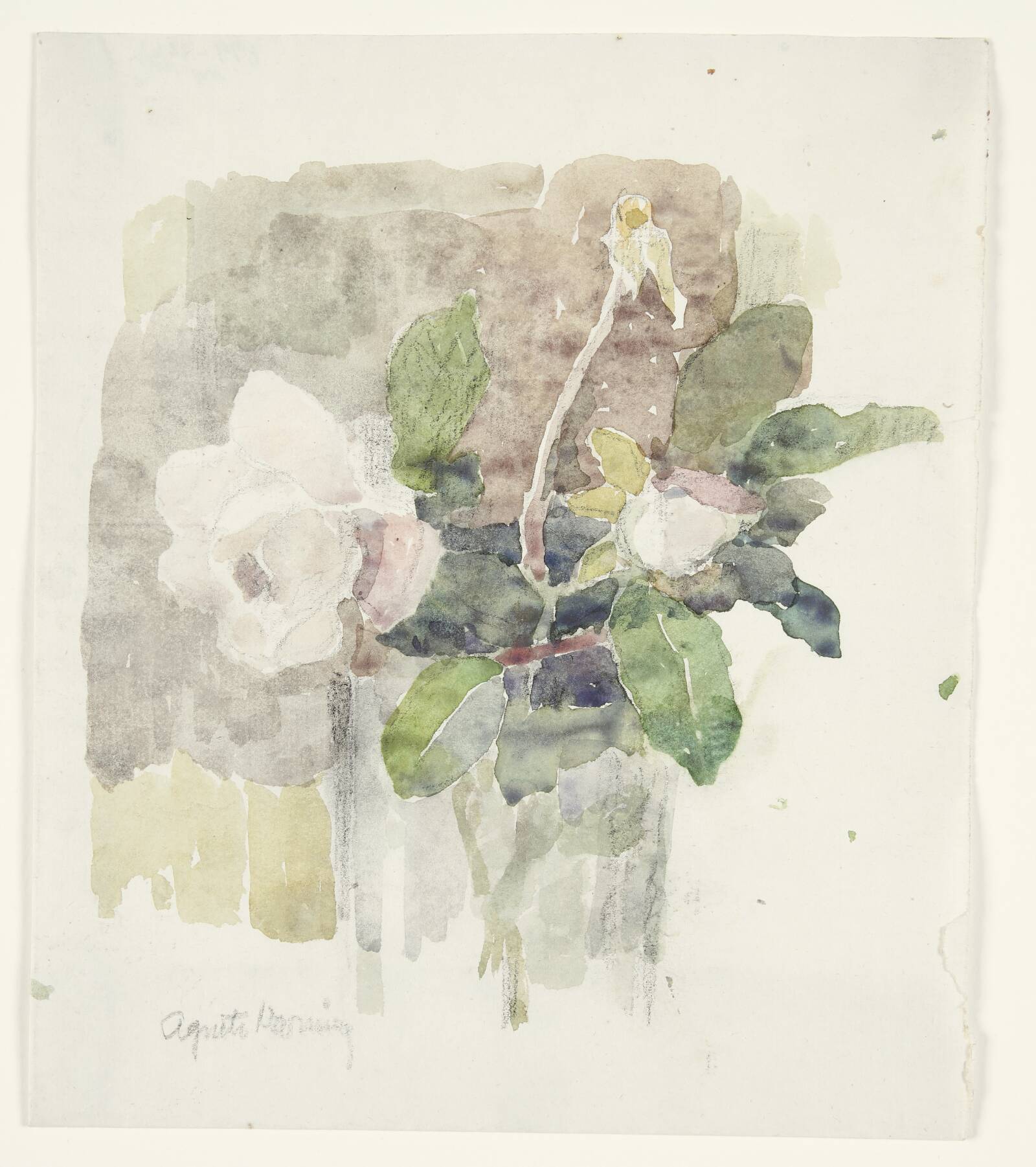Blomsterstudie, Agnete Varming, 1970-1979