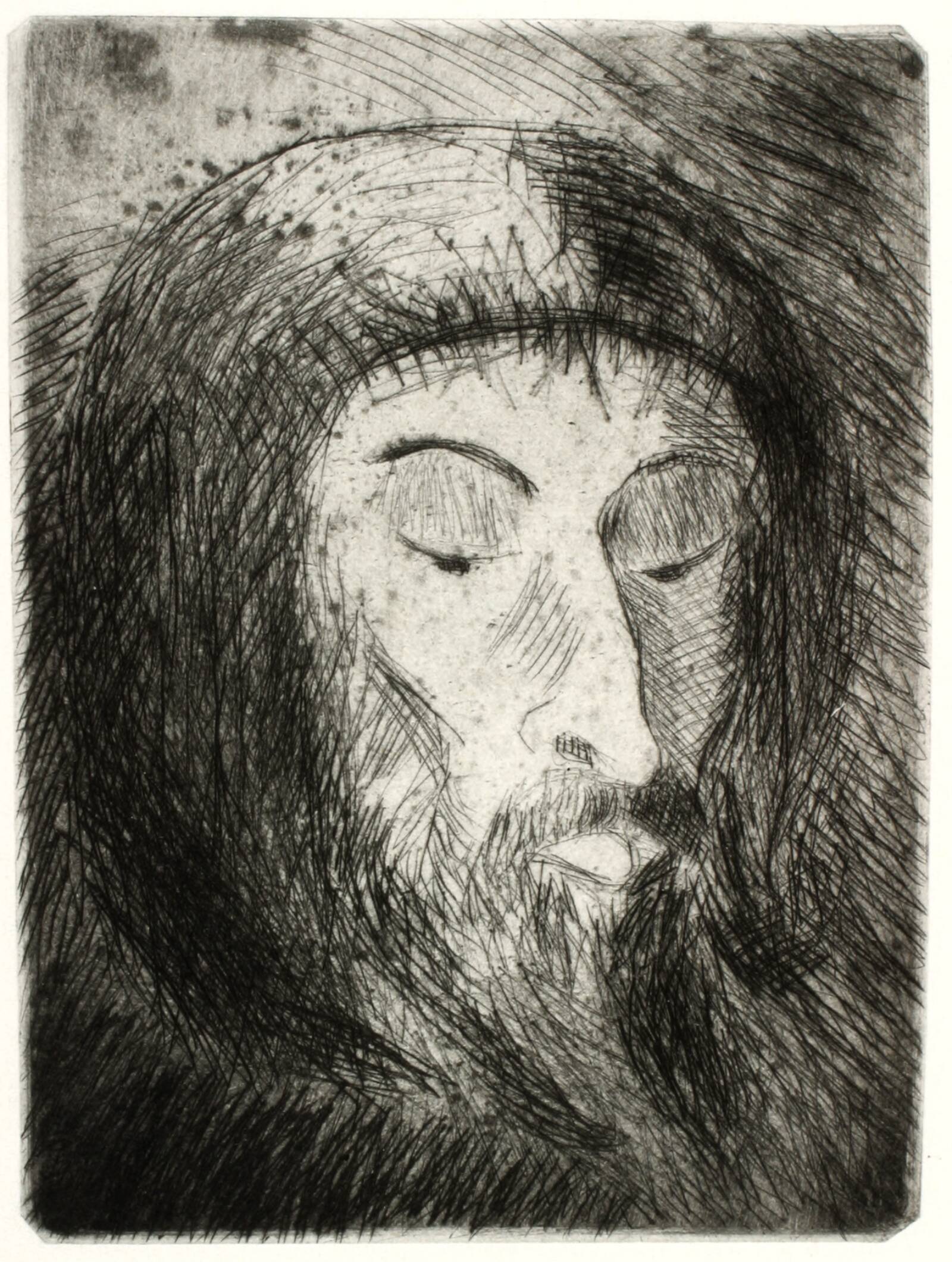 Skægget mandshoved, Kaj Ejstrup, 1930-1933