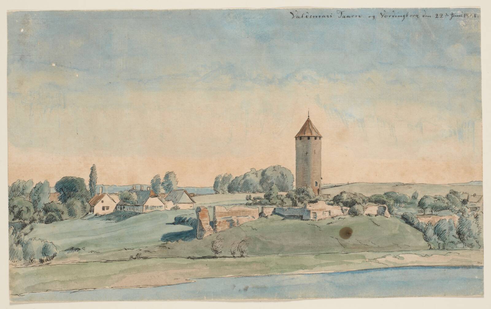 Gaasetaarnet, Vordingborg, P.C. Skovgaard, 1841