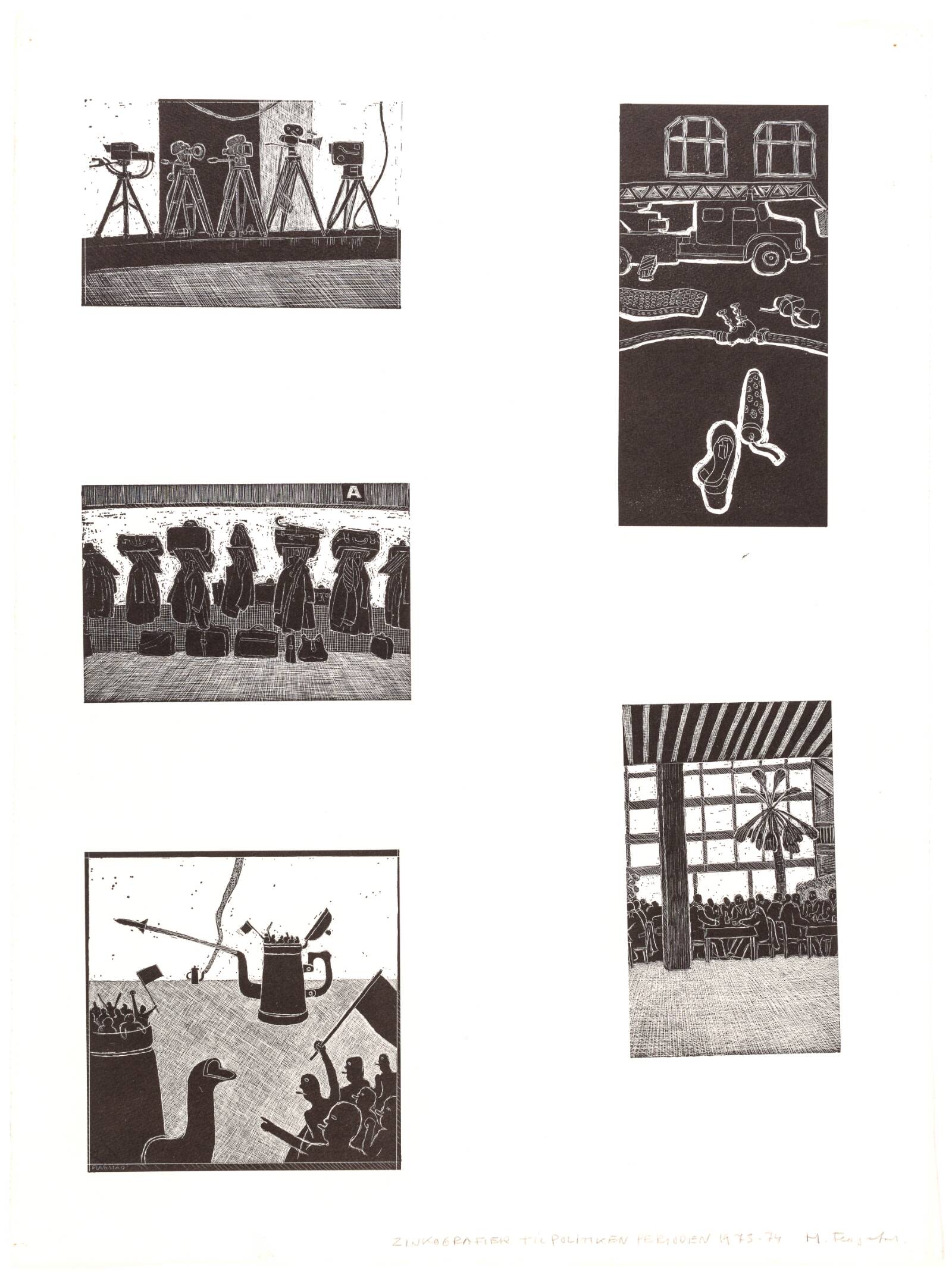 Tryk til Politiken, Henrik Flagstad, 1973-1974