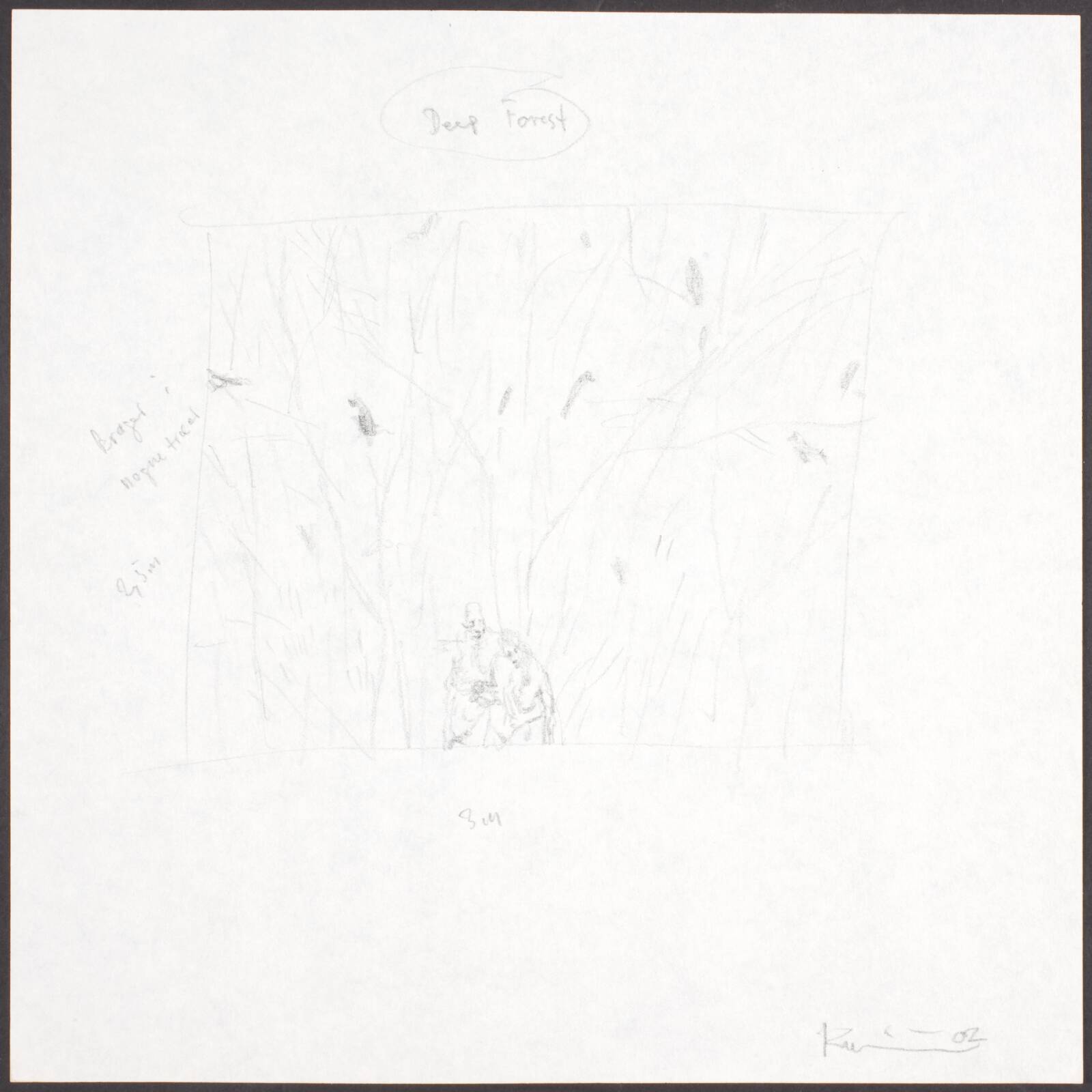 Deep Forest, Michael Kvium, 2002