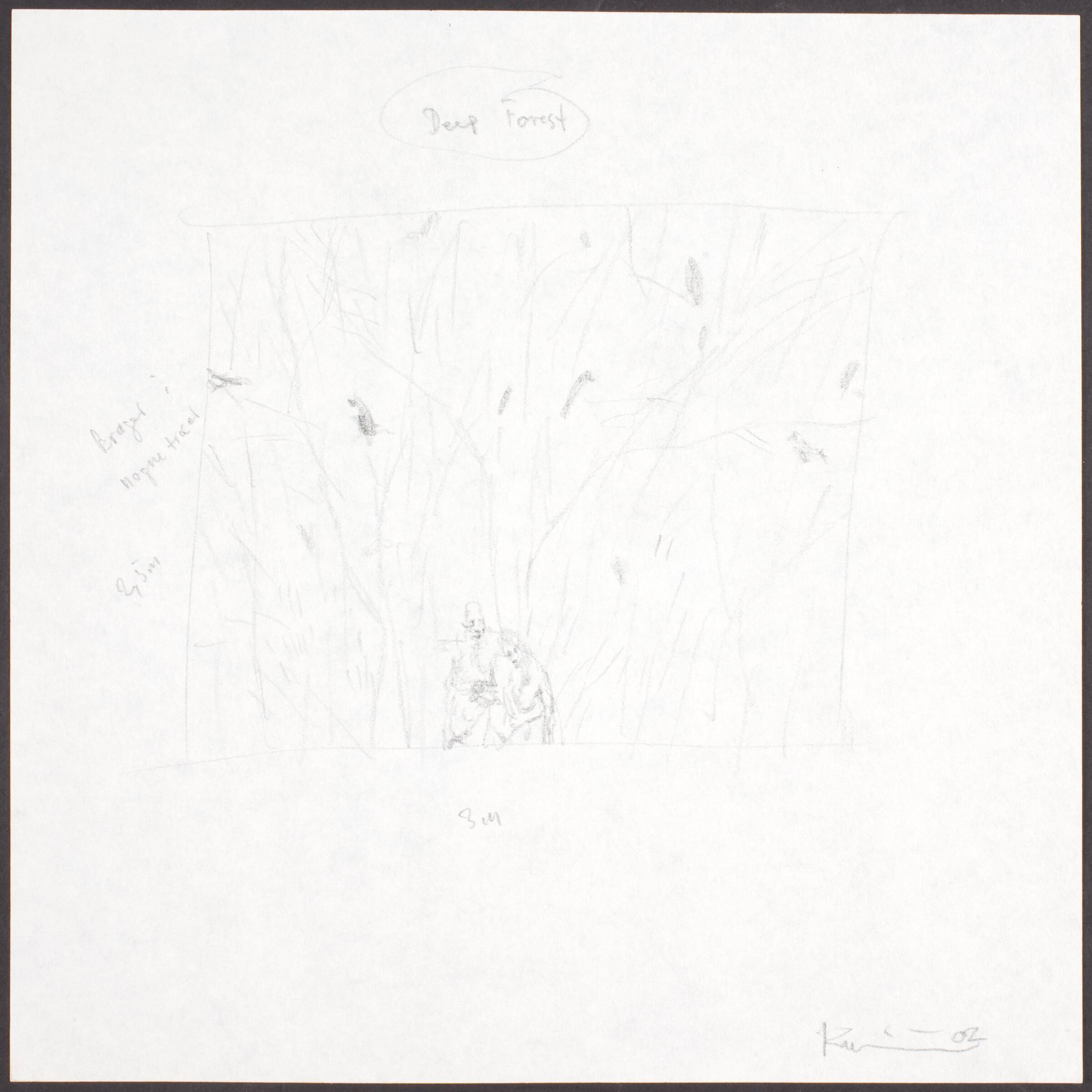 Deep Forest, Michael Kvium, 2002