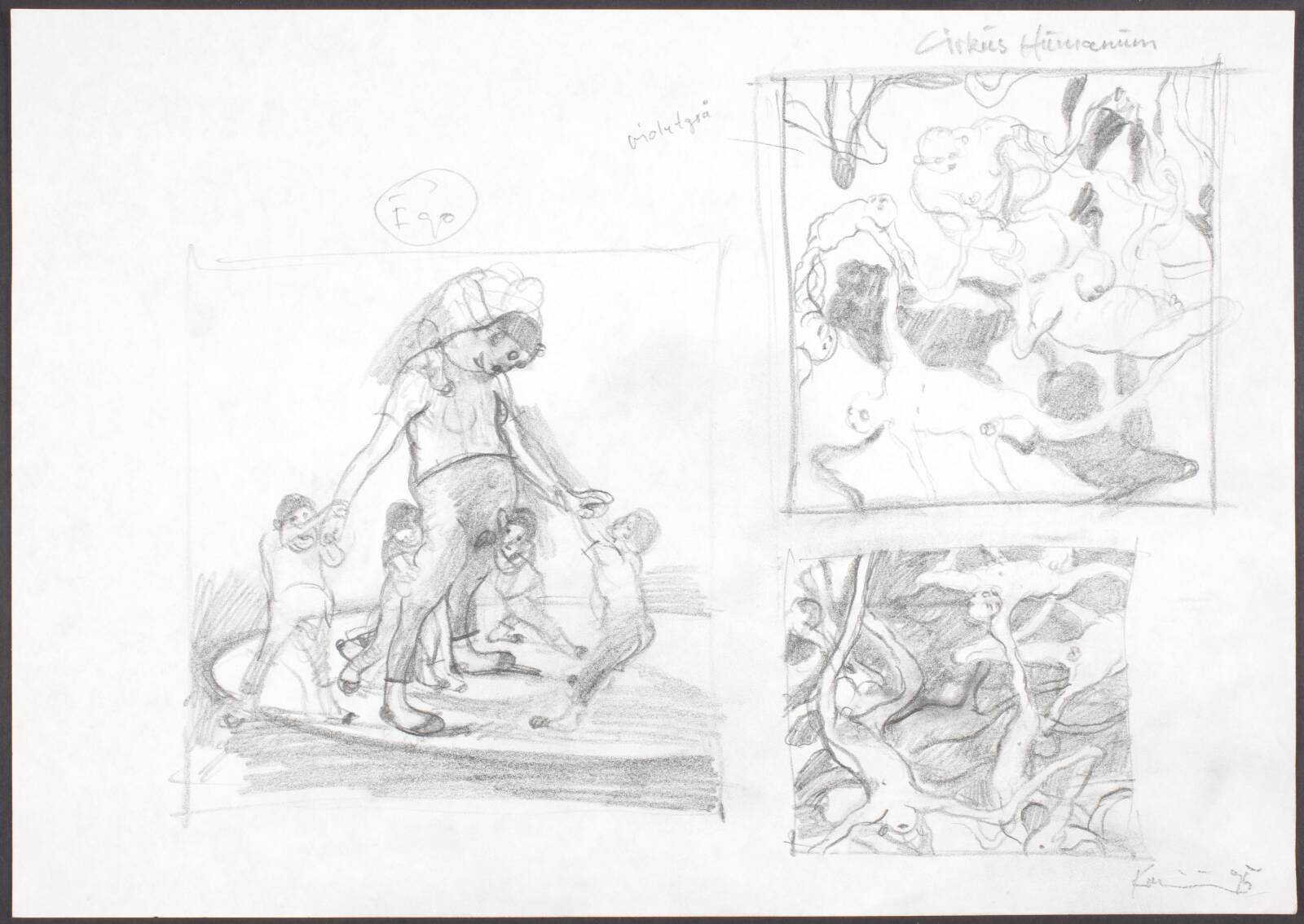 Cirkus Humanum, Michael Kvium, 1995