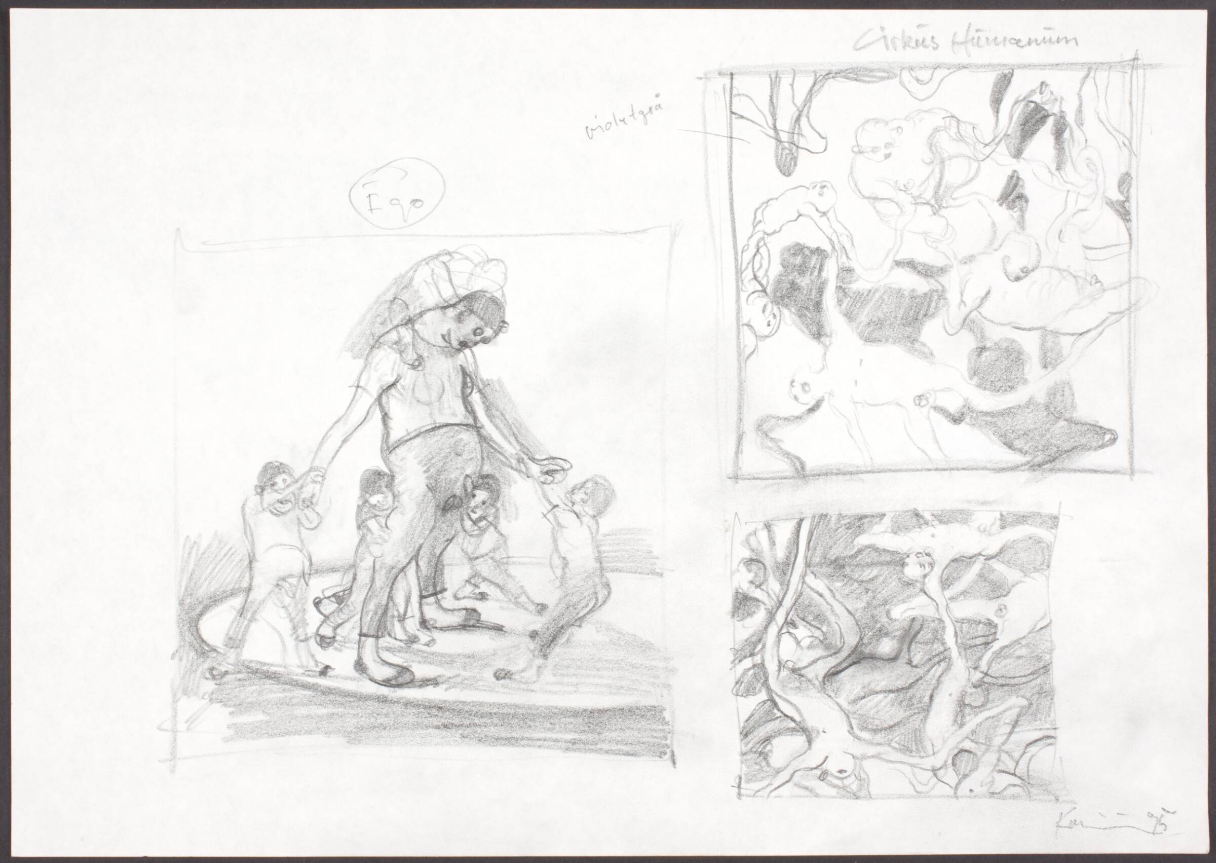 Cirkus Humanum, Michael Kvium, 1995