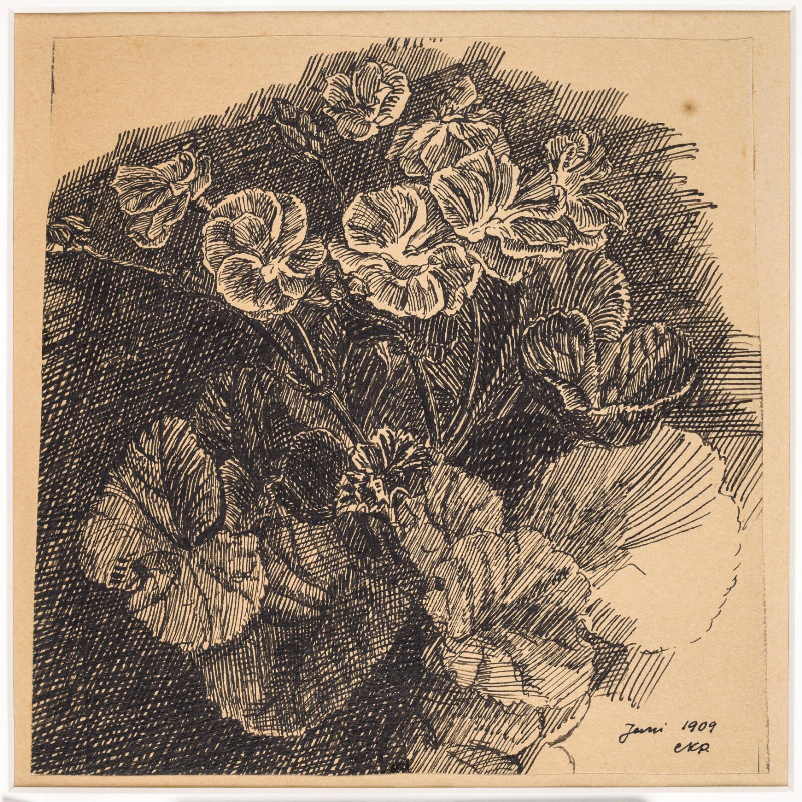 Blomster, Christian Kongstad Petersen, 1909