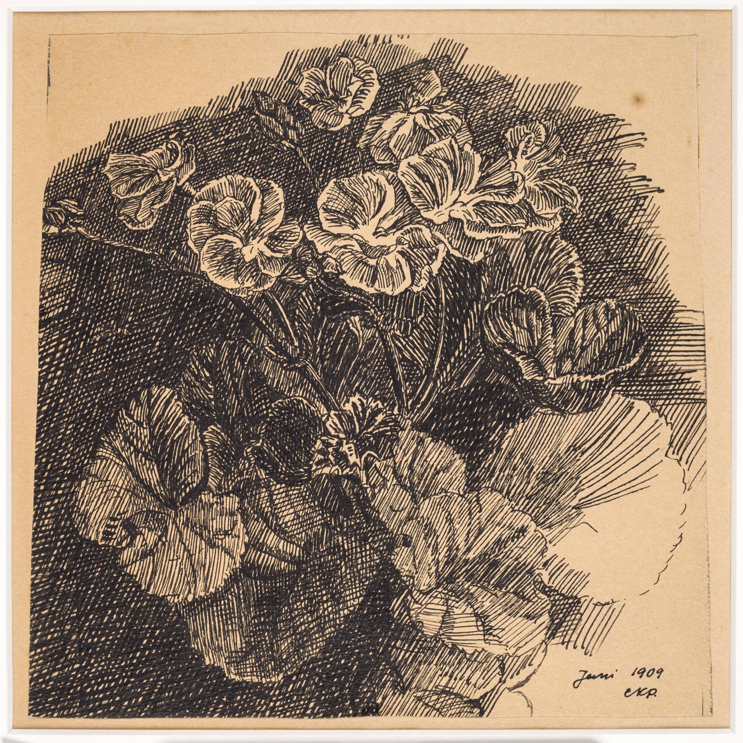 Blomster, Christian Kongstad Petersen, 1909