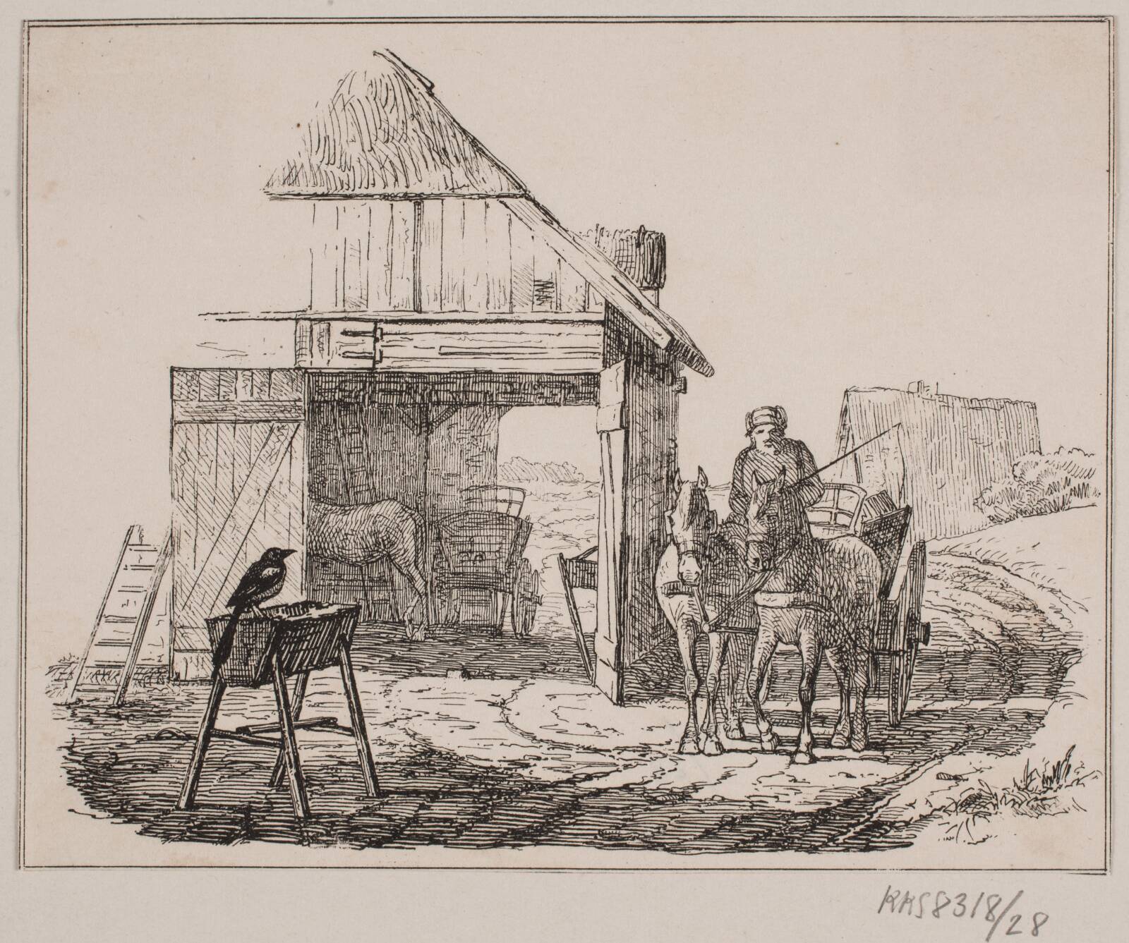 Skaden, Adolph Kittendorff, 1845
