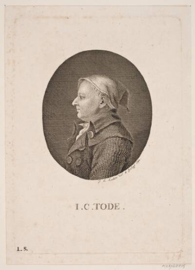 Portræt af I. C. Tode