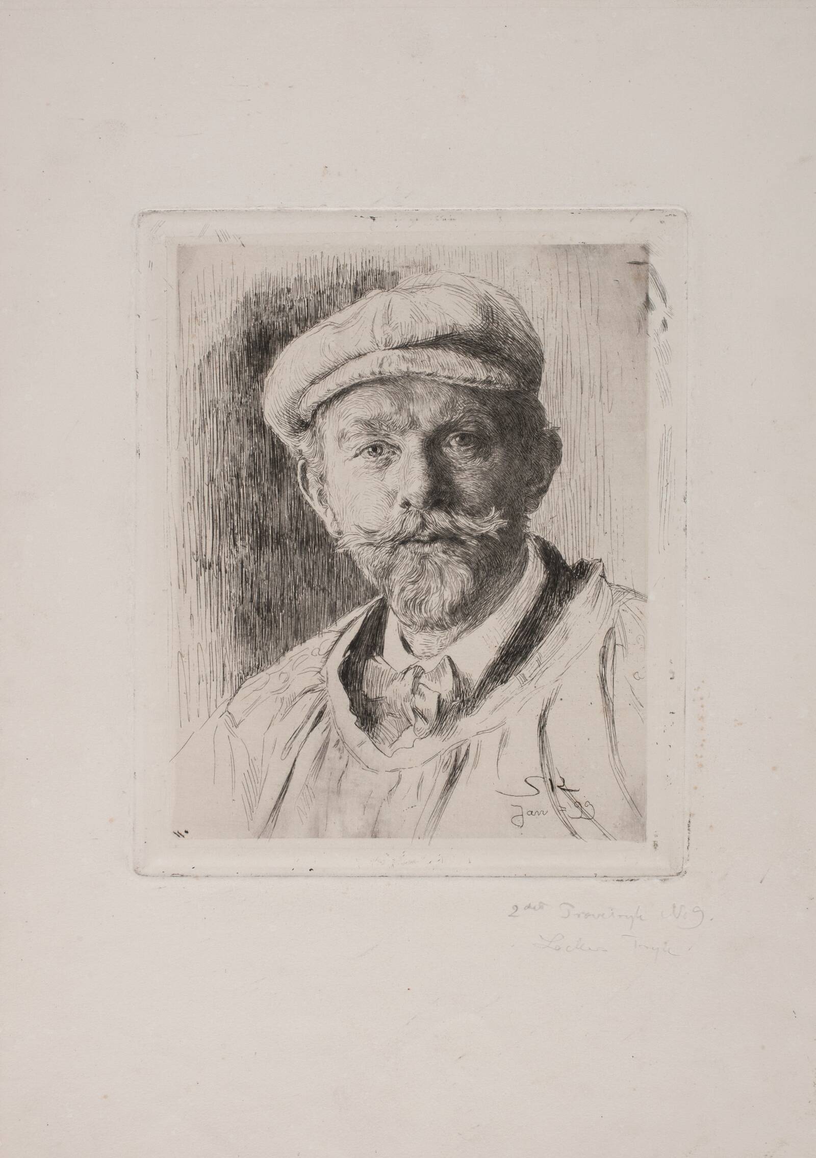 Selvportræt, P.S. Krøyer, 1899