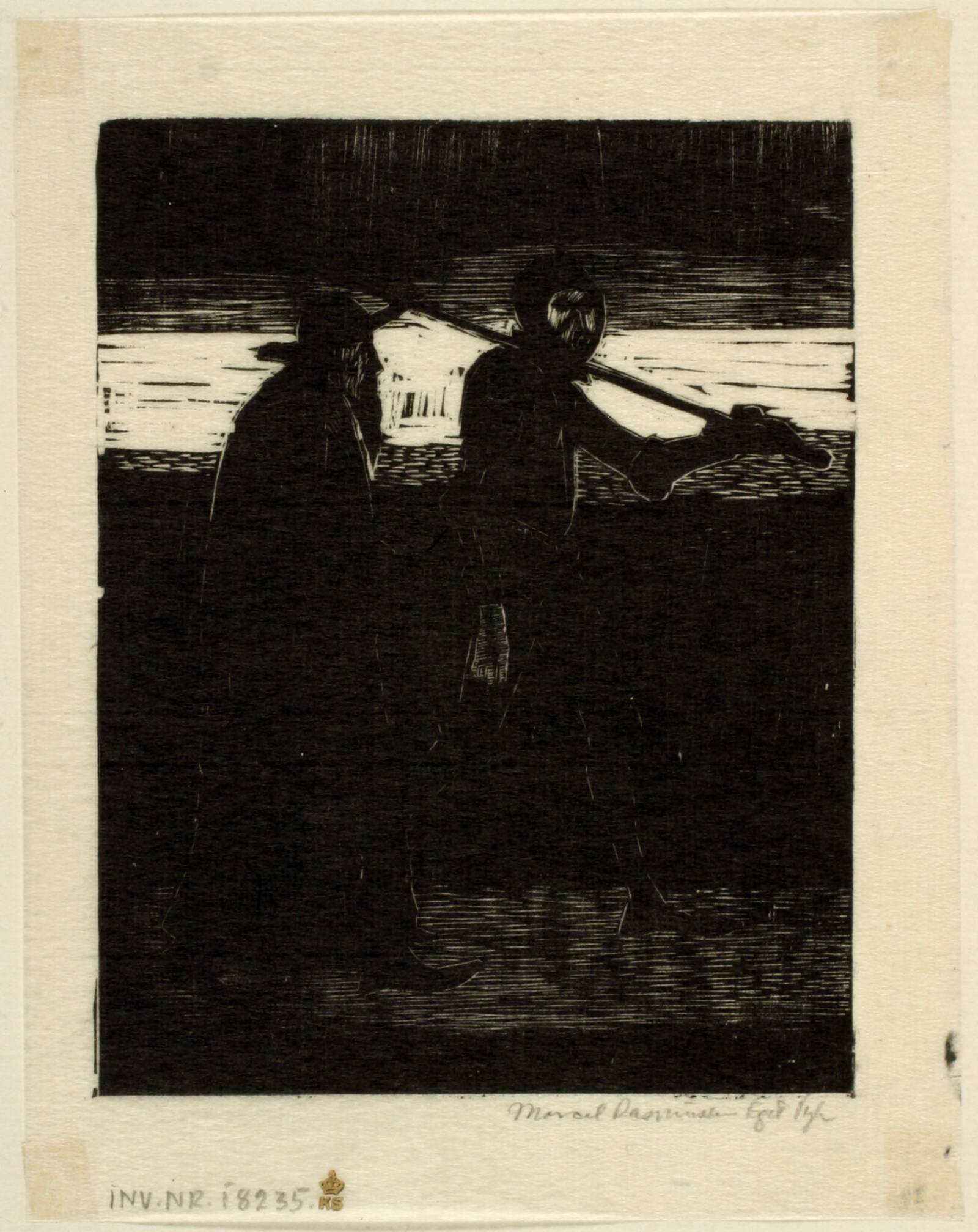 "Kristen" i "Dødsskyggens dal", Marcel Rasmussen, 1948