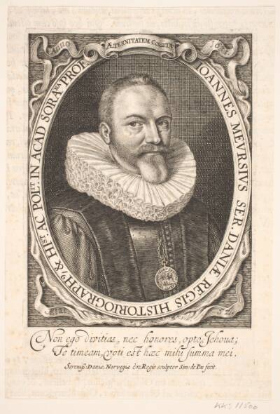 Johannes Meursius, kongelig histograf