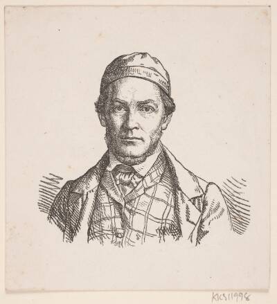 Portræt af M. G. Bindesbøll