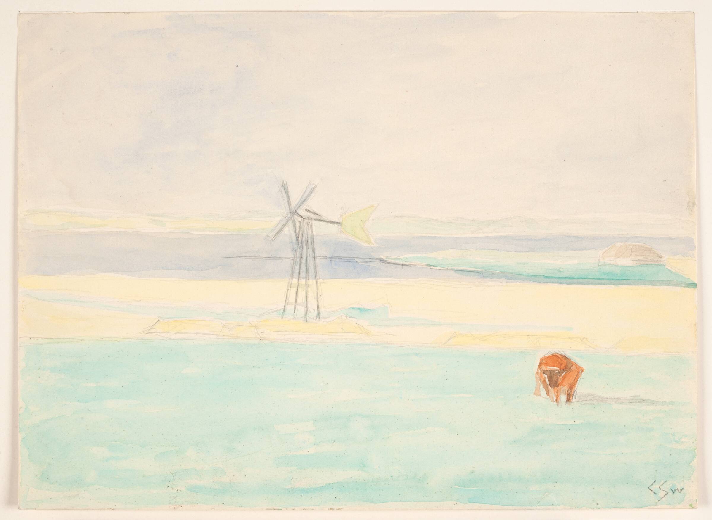 Lindøgaard ved Odense fjord, Christine Swane, 1933