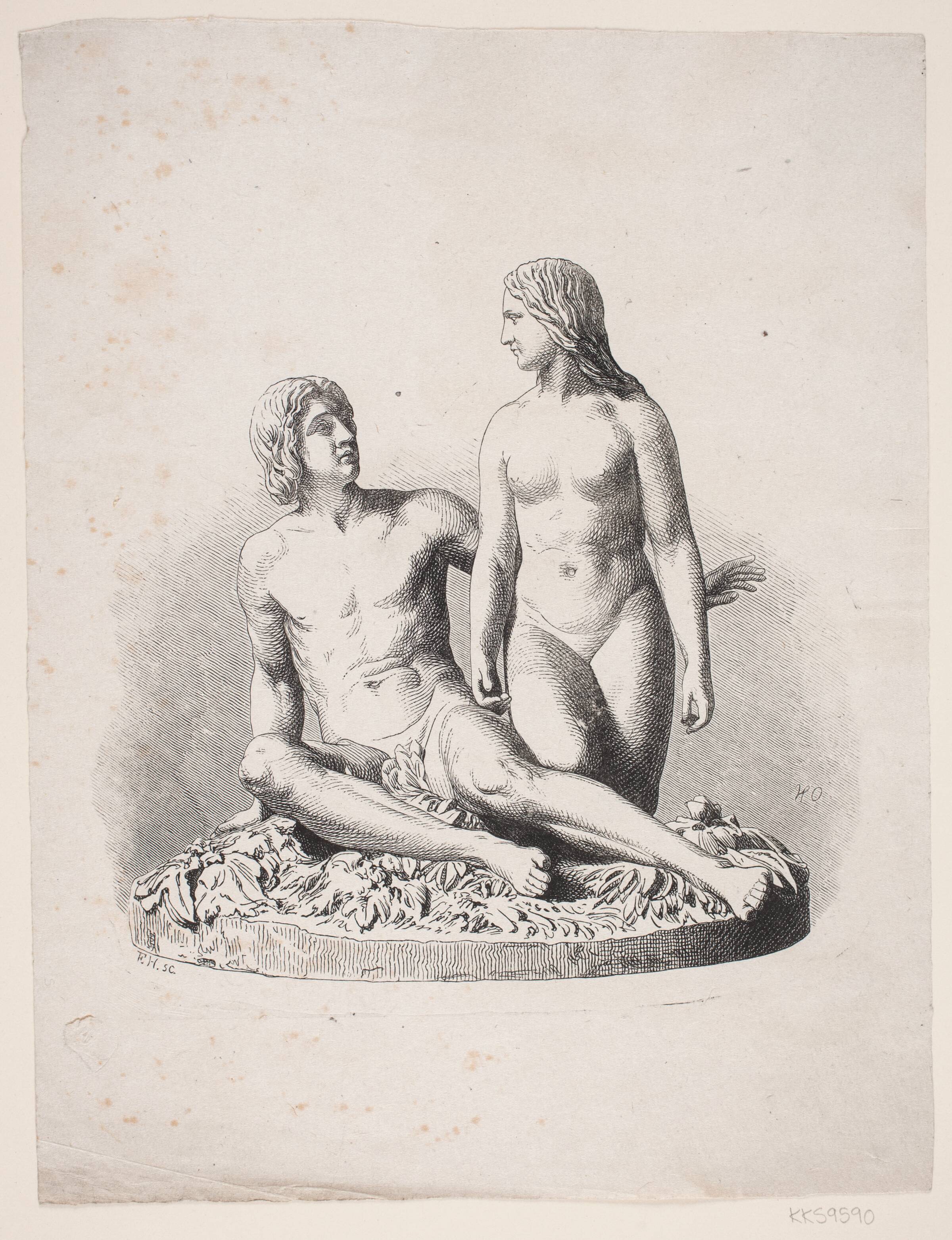 Jerichaus Adam og Eva, F. Hendriksen, 1847-1938