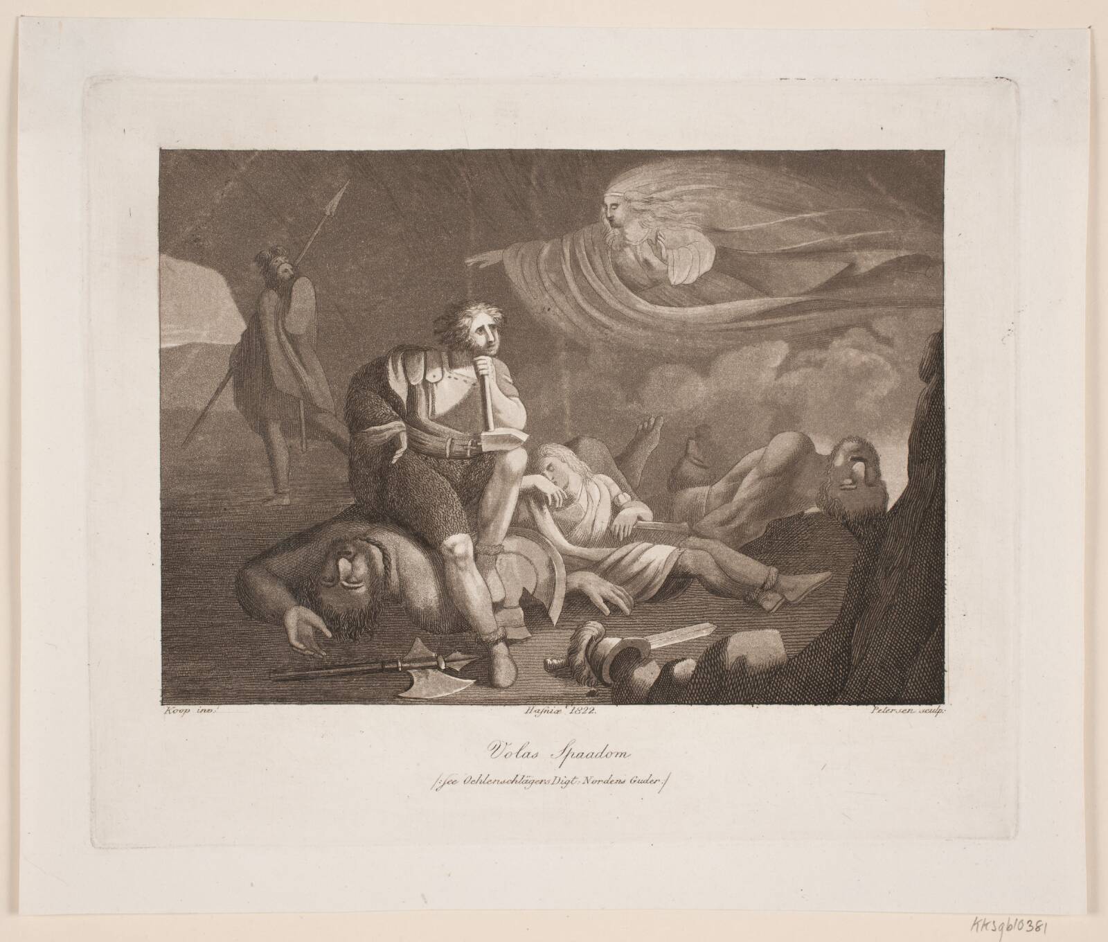 Volas Spådom, Søren Henrik Petersen, 1822