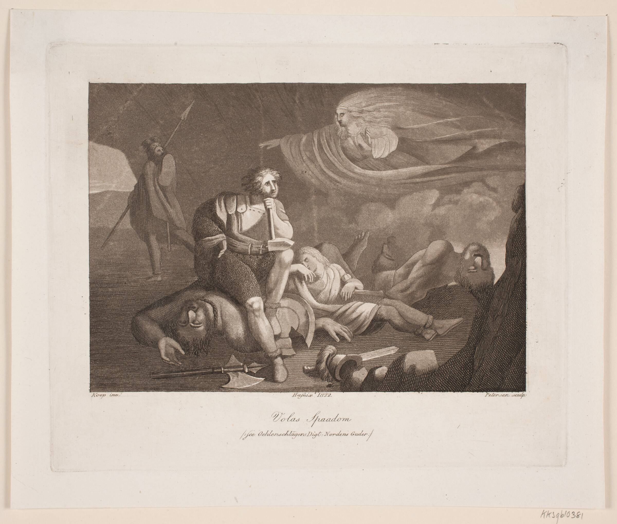 Volas Spådom, Søren Henrik Petersen, 1822