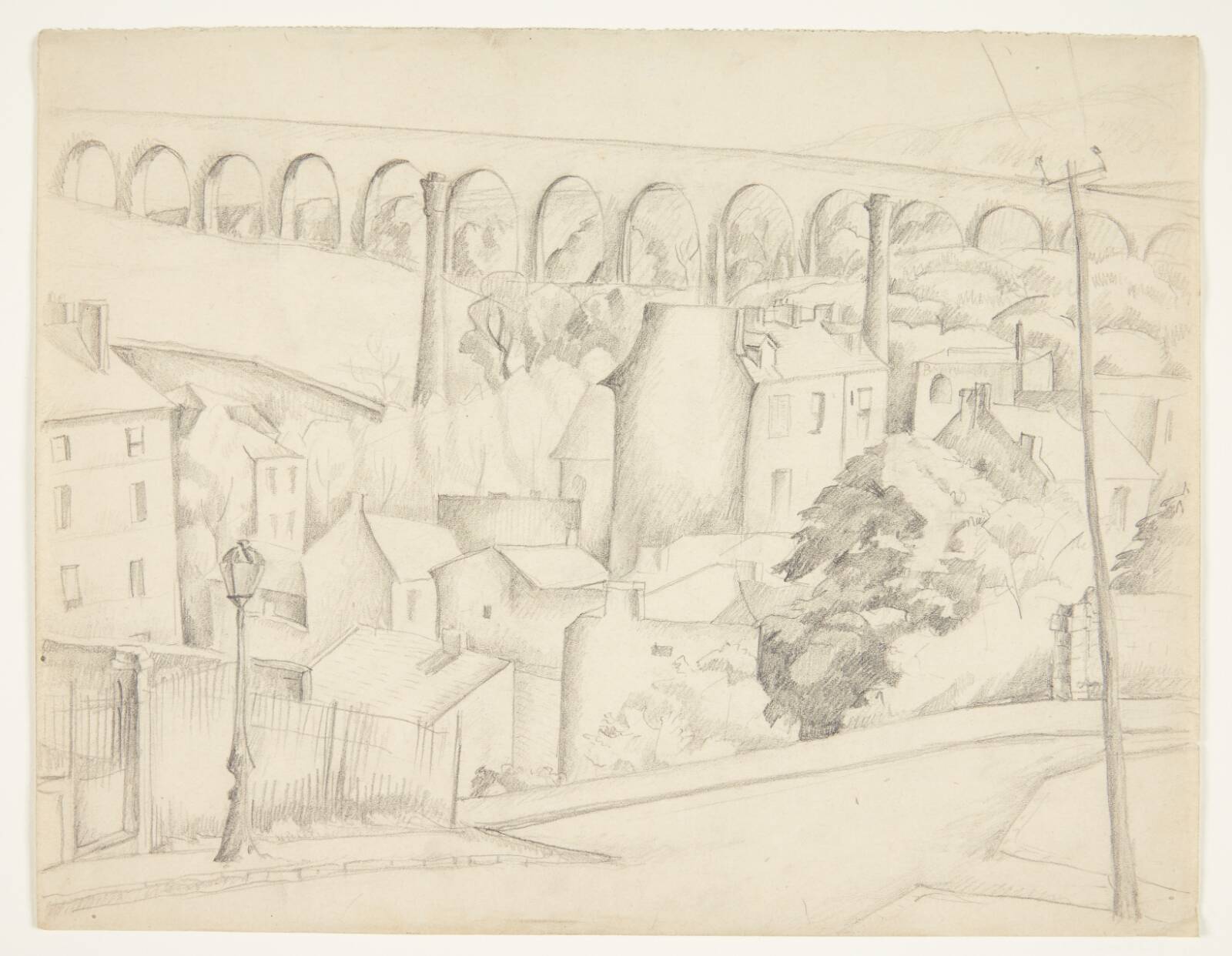 Aquadukt (Arqueil?), Ellen Fischer, 1916-1919
