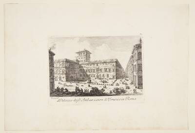 De venezianske ambassadørers palazzo i Rom